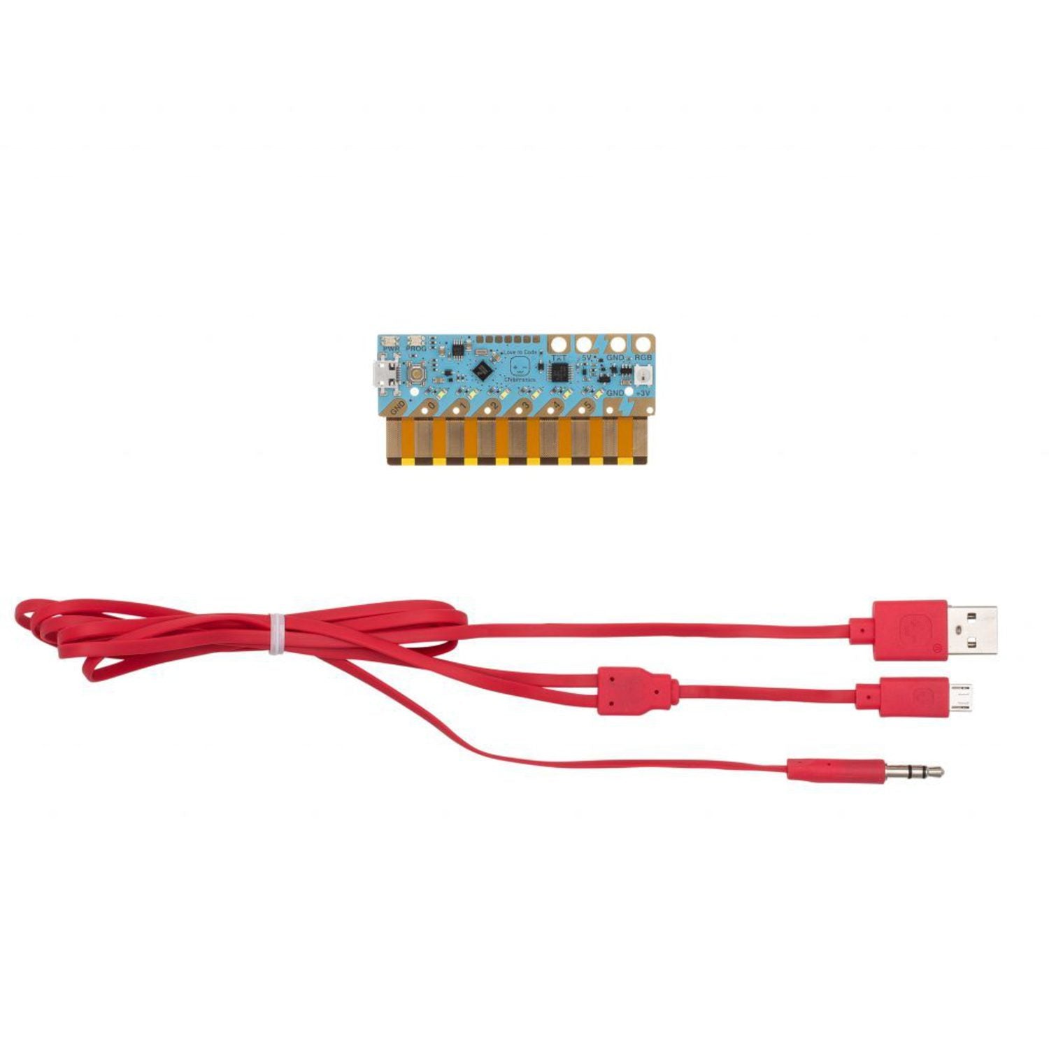 Chibitronics Love to Code: Smart Chibi Chip Controller with Cable