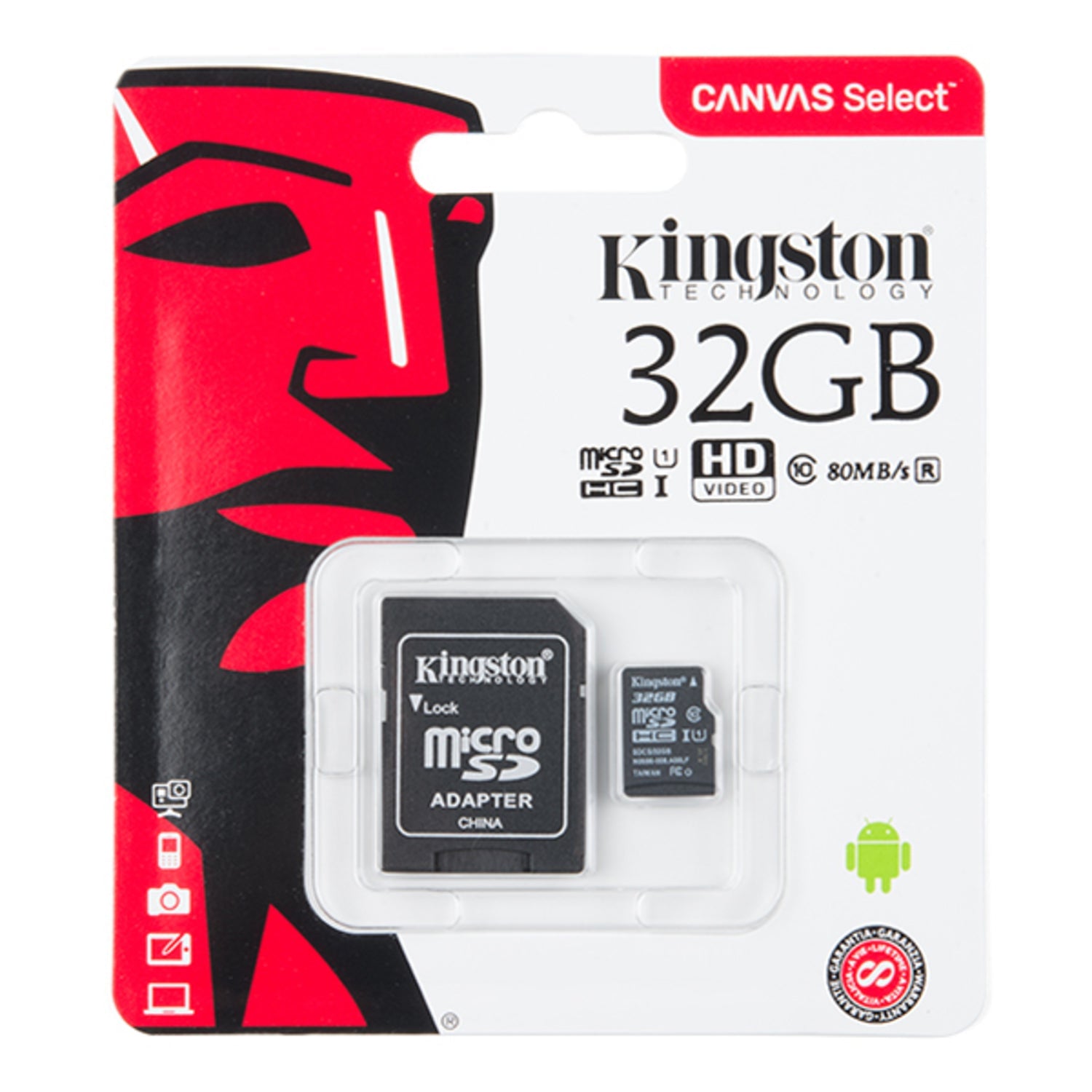 32GB Class 10 microSD Card with Adapter for High - Speed Data Transfer