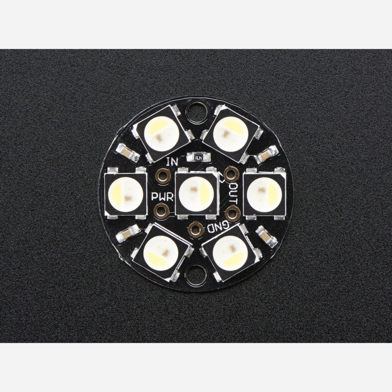 NeoPixel Jewel - 7pcs 5050 RGBW LEDs with Integrated Drivers, Cool White ~6000K