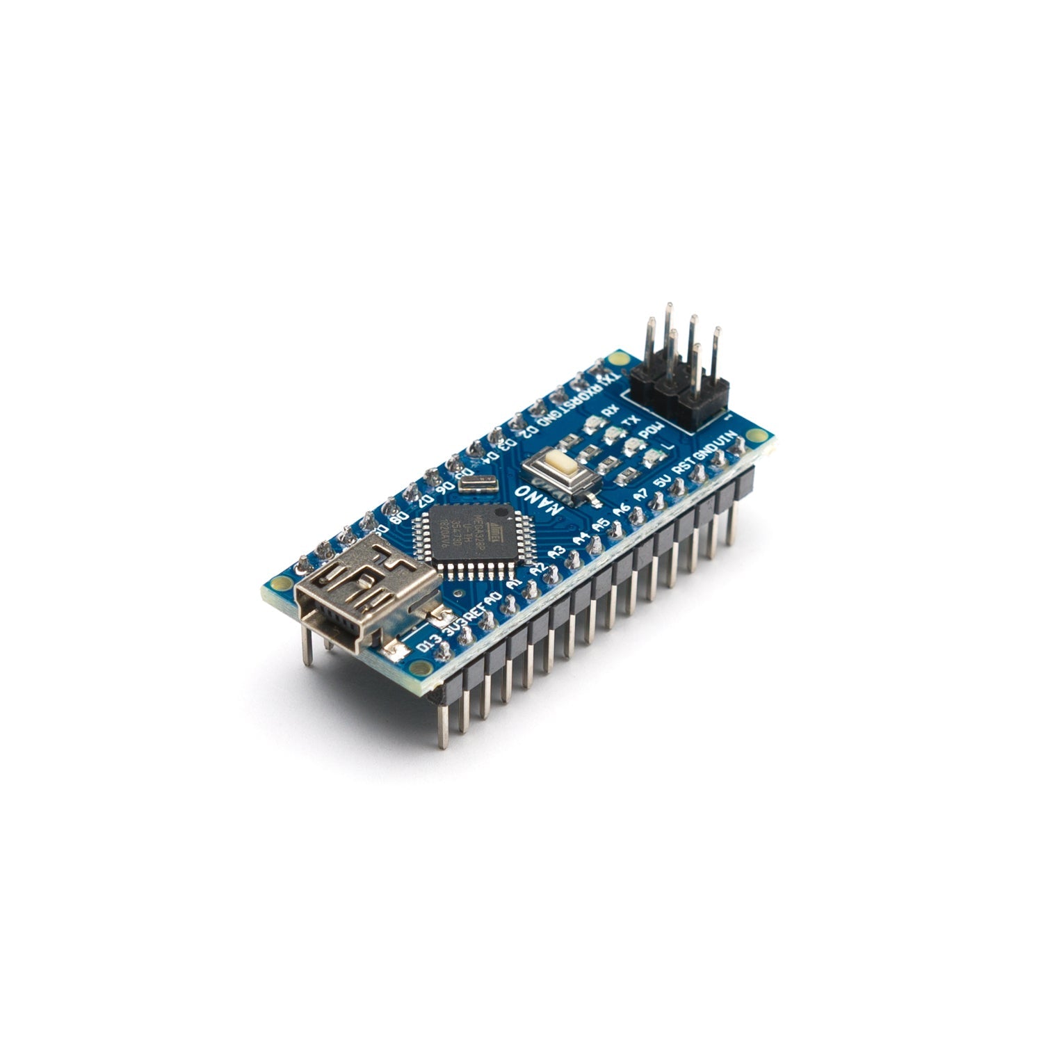 Nano v3.0 Microcontroller Board with CH340 Chip and Mini USB Cable for Arduino Projects