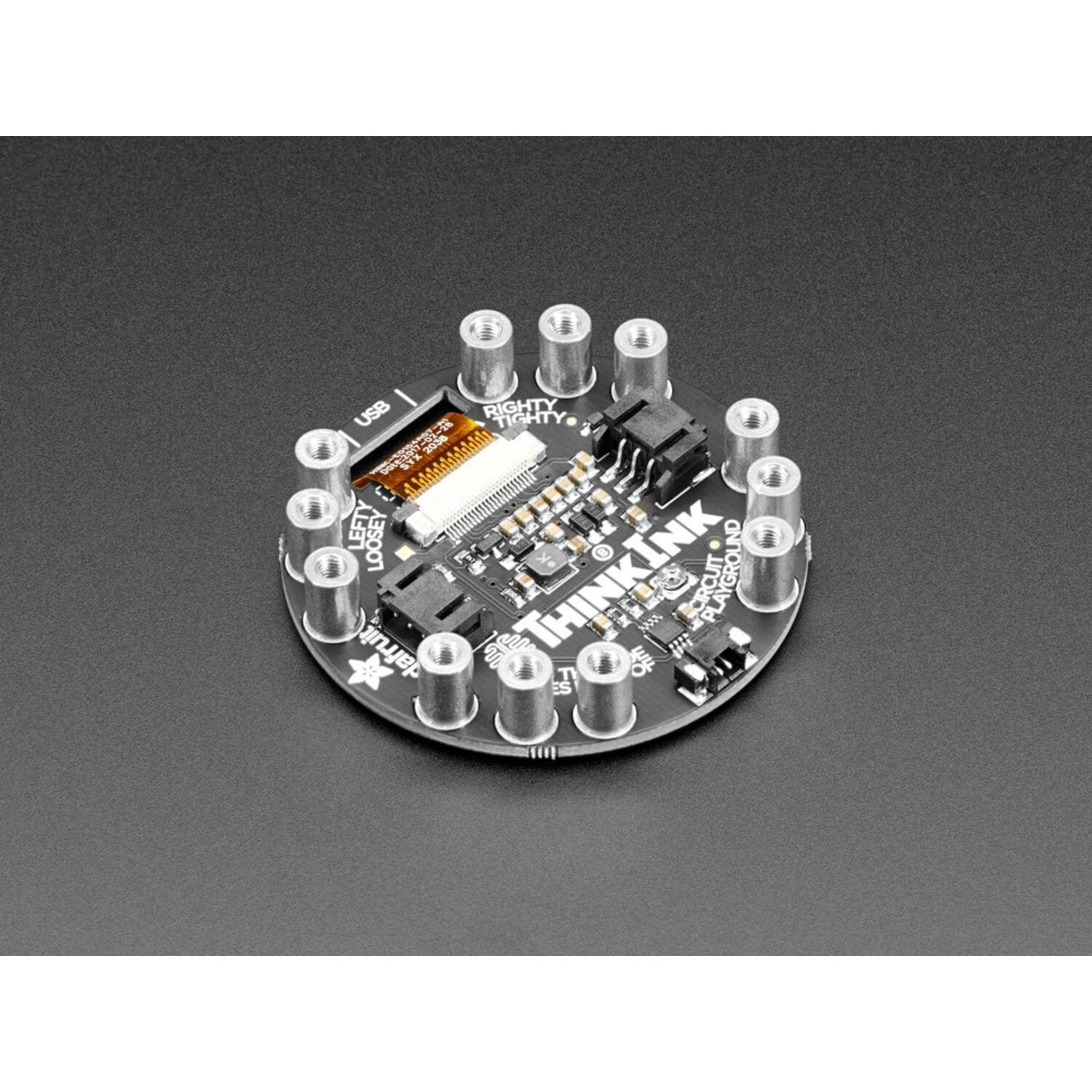 200x200 Tri-Color E-Ink Gizmo for Circuit Playground - Display + Audio Amp