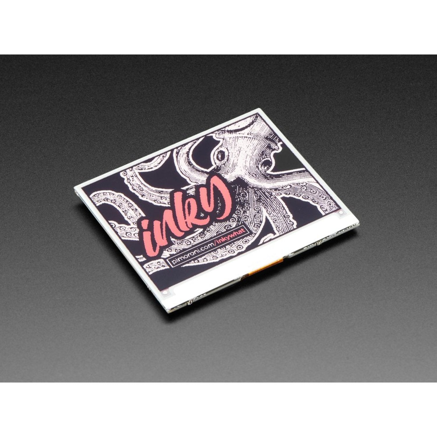 Pimoroni Inky wHAT Electronic Paper Display Module - Featuring Red, Black, and White Colors