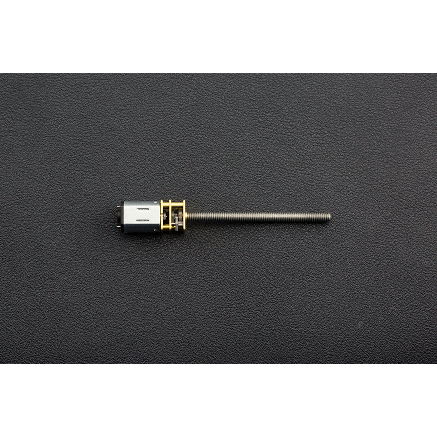 Micro Metal Direct Current Geared Motor with Lead Screw - 6 Volts, 150 Revolutions Per Minute, M4*55 Threaded Rod