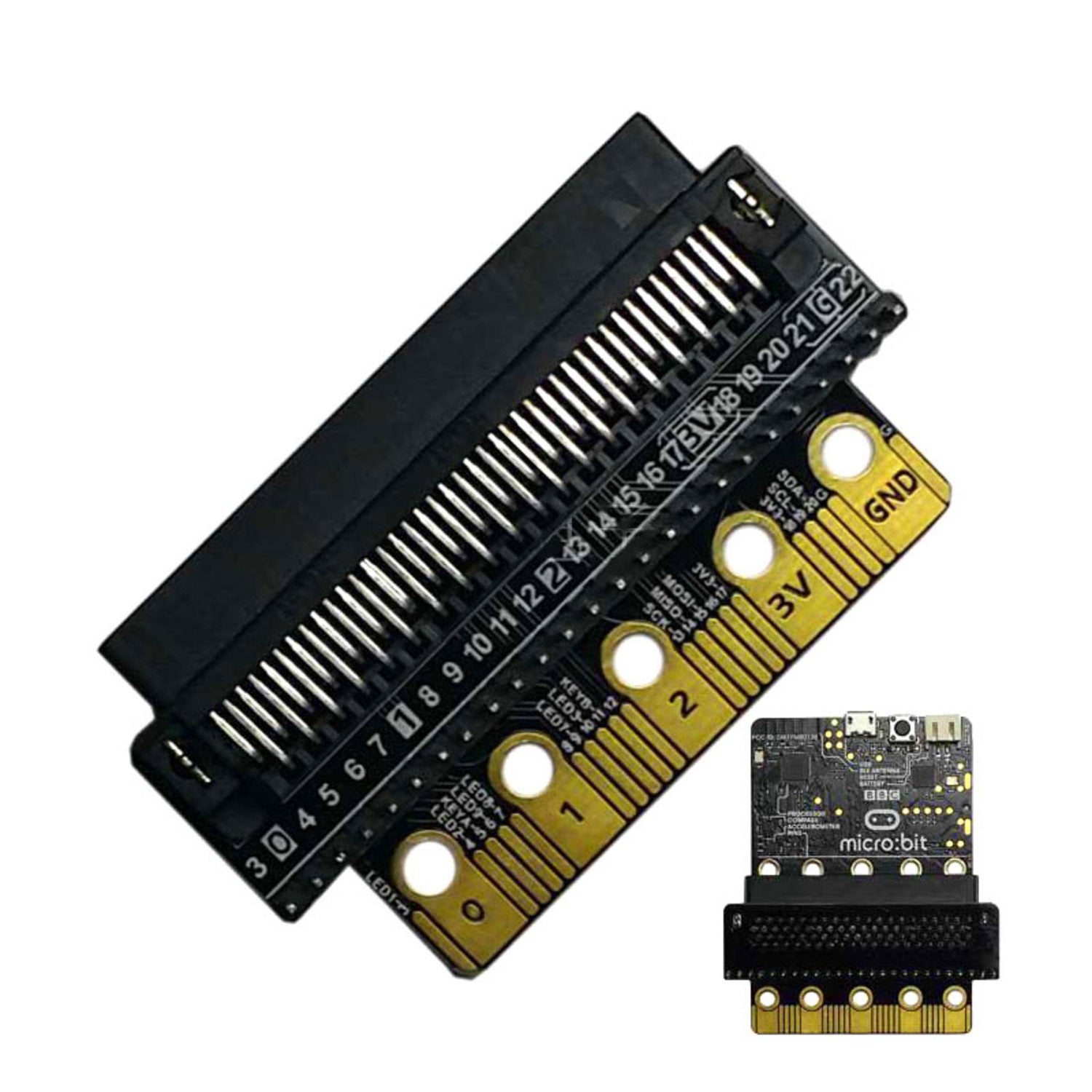 Micro: bit General Purpose Input Output (GPIO) Expansion Board for Easy Operation