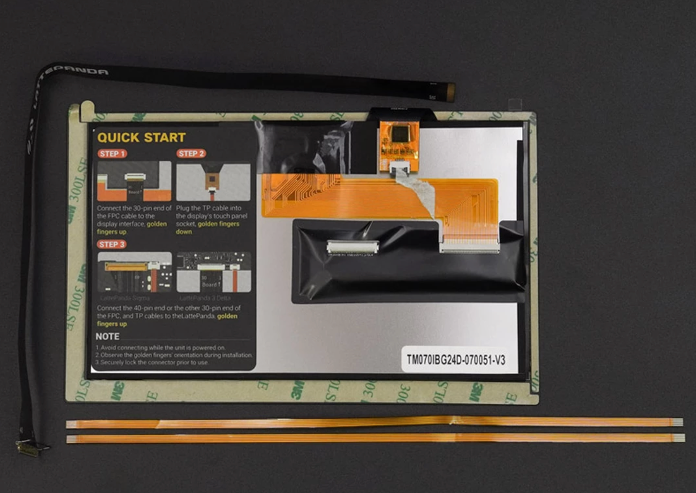 7-Inch 1024x600 eDP Touch Display Ideal for LattePanda Mu and LattePanda Sigma Computing Boards