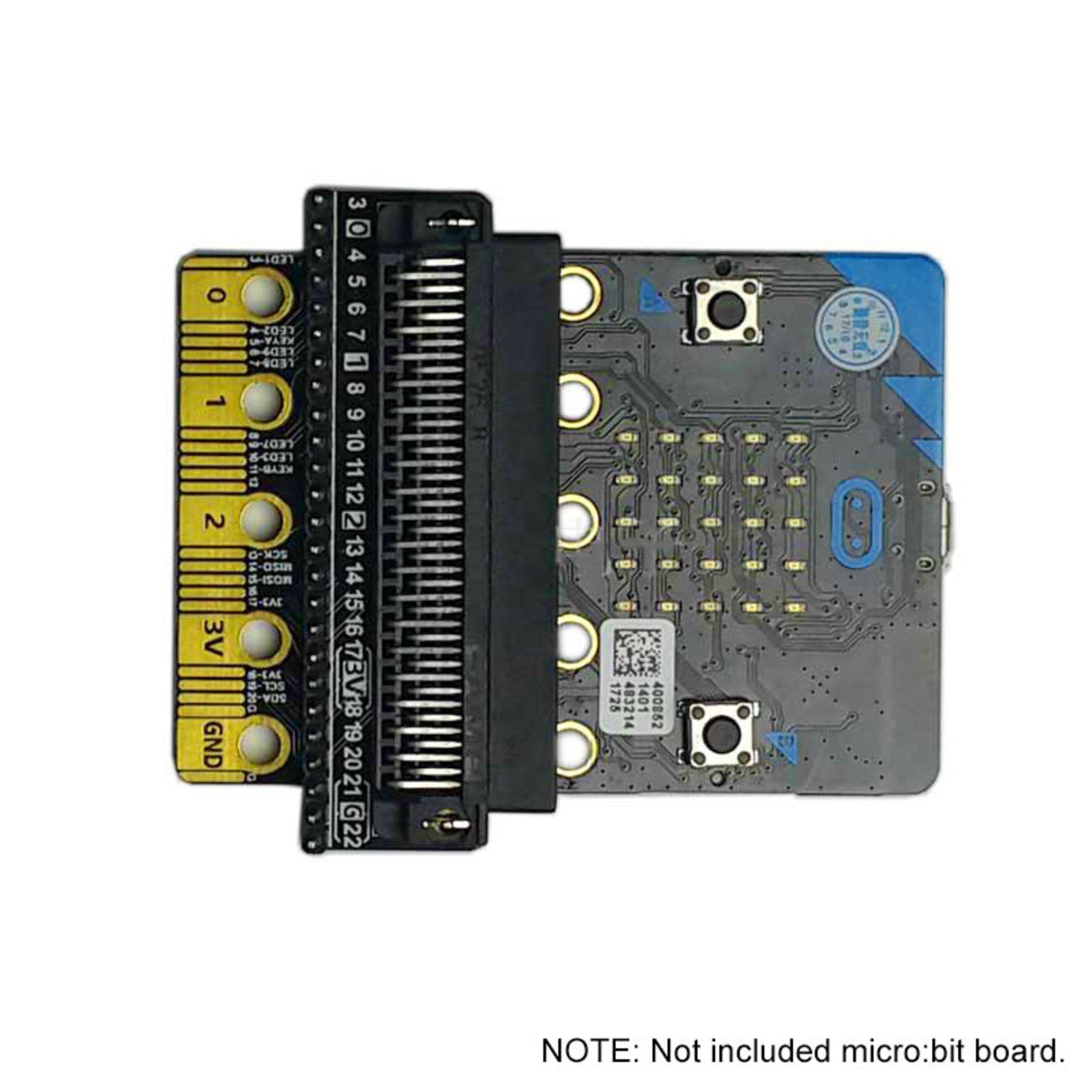 Micro: bit General Purpose Input Output (GPIO) Expansion Board for Easy Operation