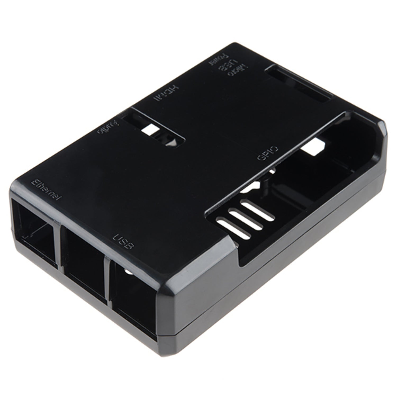 Black Plastic Enclosure Pi Tin for Protecting the Raspberry Pi Computers
