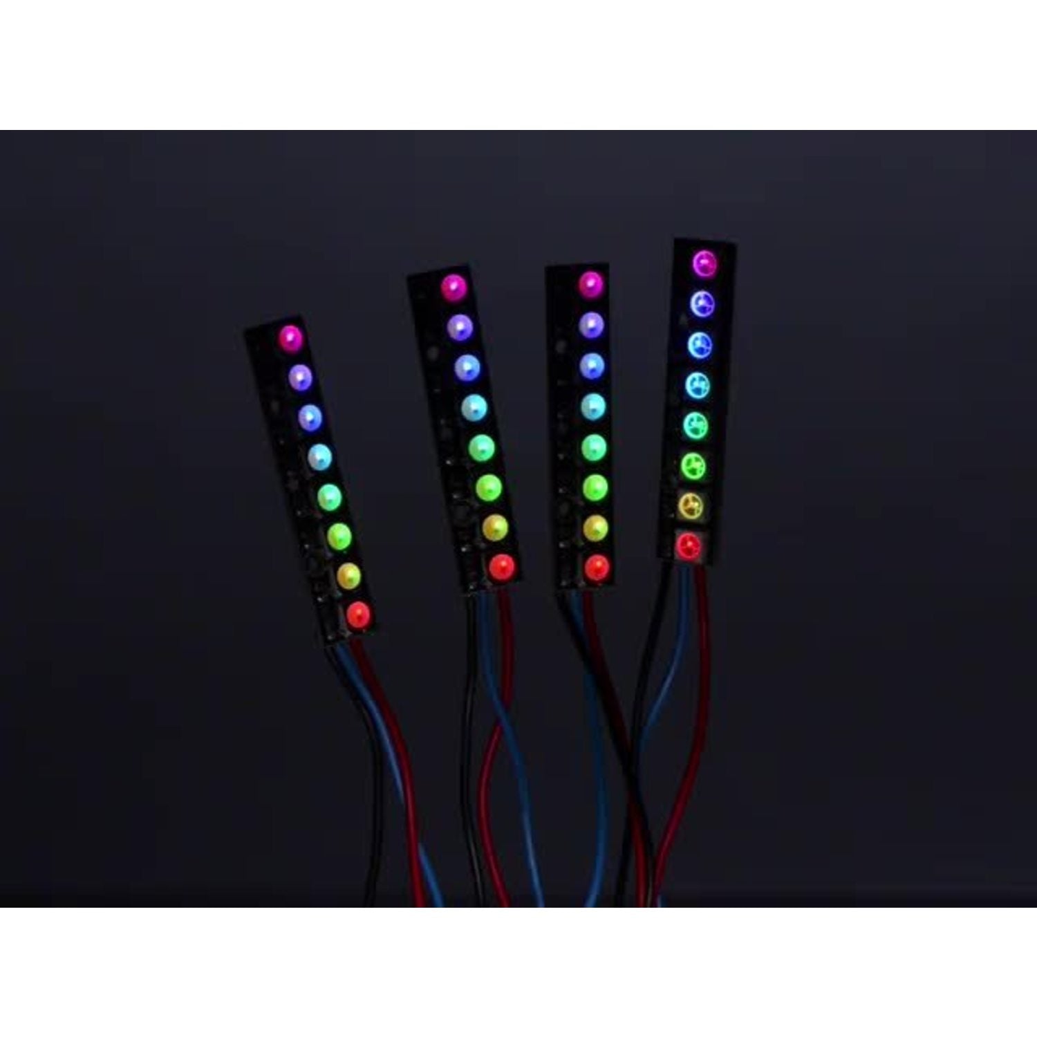 Stylish NeoPixel Jewels with Seven Addressable RGB/RGBW LEDs