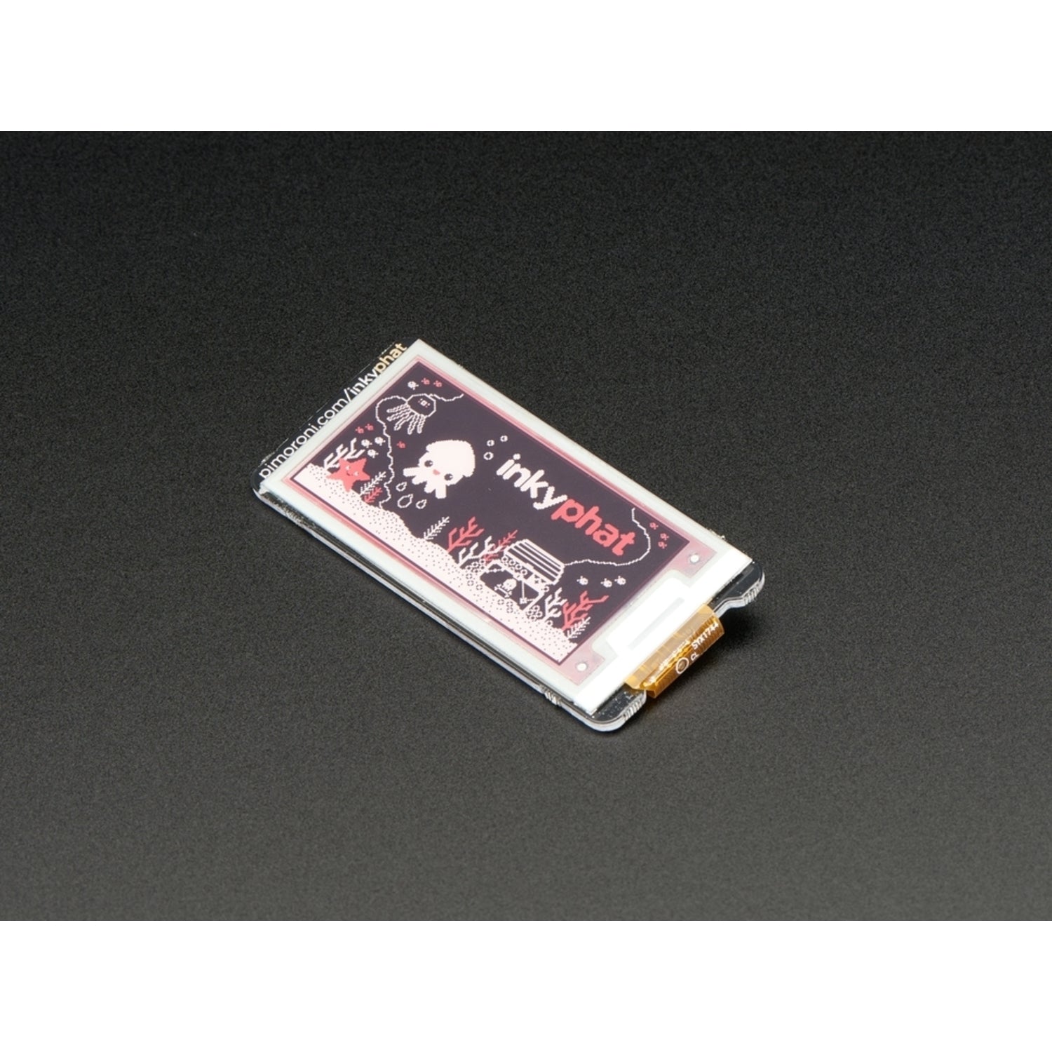 Pimoroni Inky pHAT - 3 - Color Electronic Ink Display Module for Raspberry Pi Computers