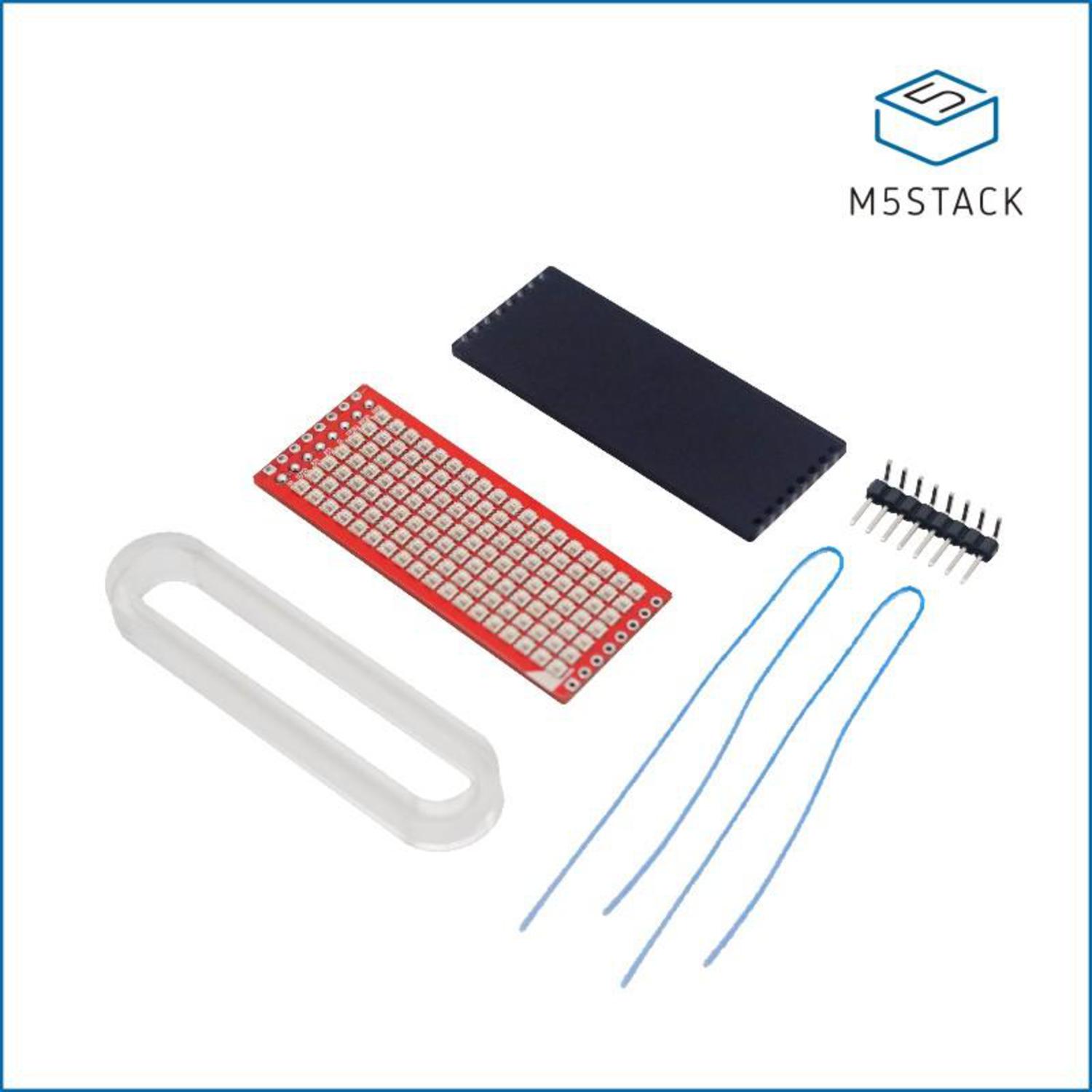 NeoFlash Hat for M5StickC: 126-LED RGB Matrix Module
