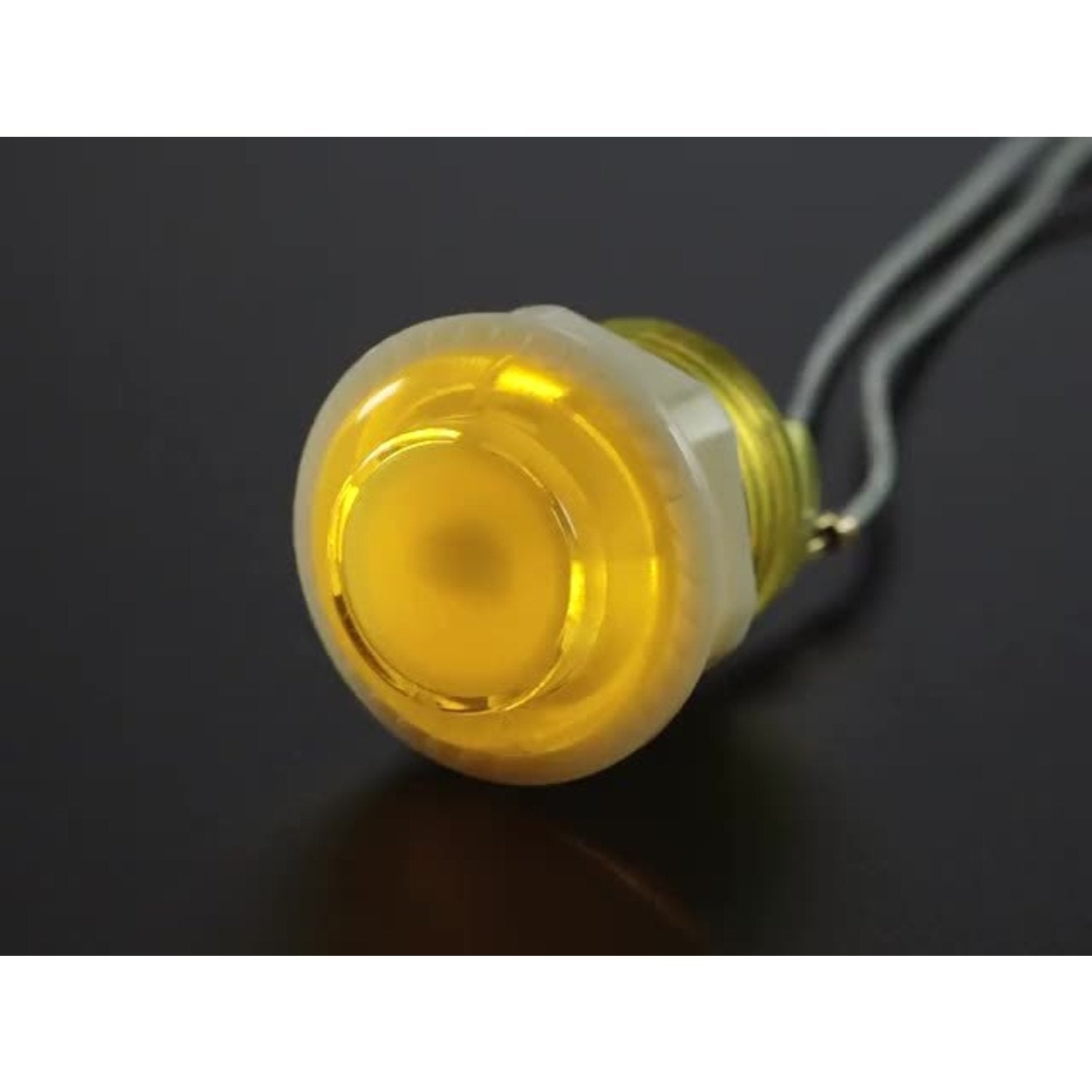 24mm Translucent Red Miniature LED Arcade Control Button