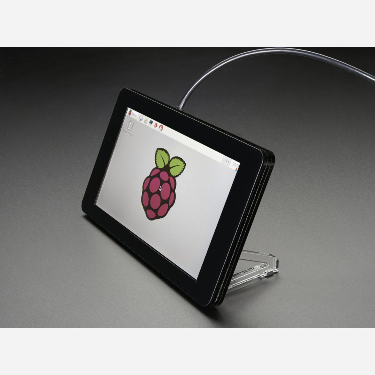 Pimoroni's Sleek Noir Raspberry Pi 7-Inch Touchscreen Display Case