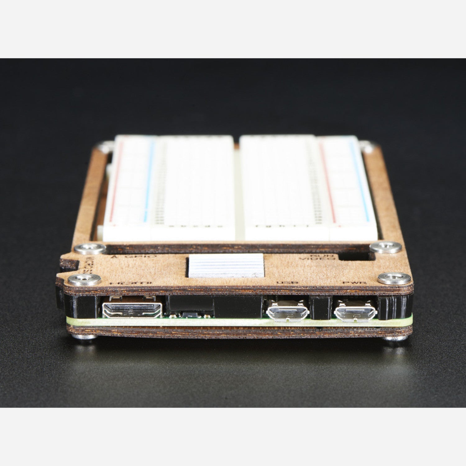 C4Labs Premium Zebra Zero Plus Enclosure for Raspberry Pi Zero Single - Board Computer