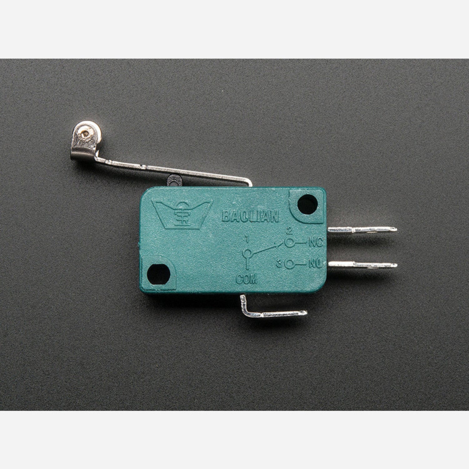 Three Terminal Micro Switch with Roller Lever for Arcade and Mechatronics Projects