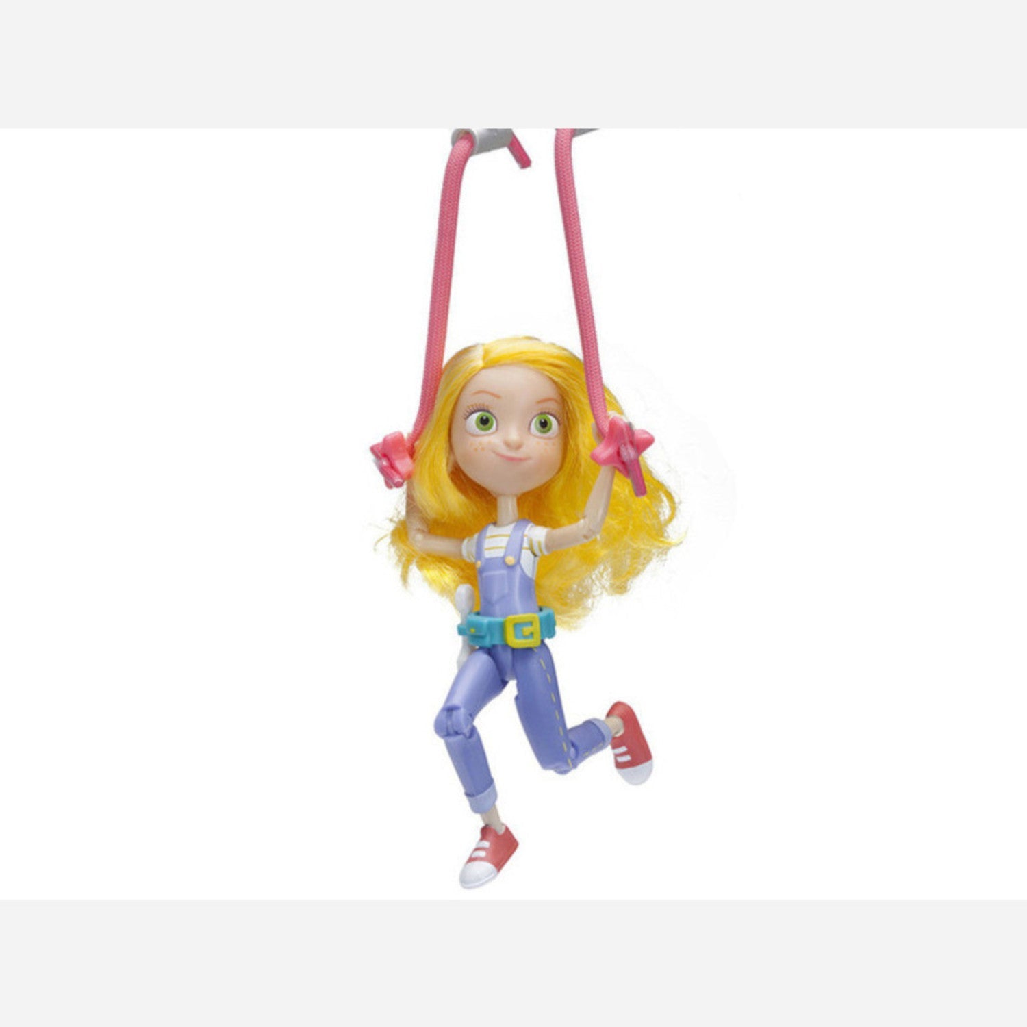 Goldie Blox Action Figure Set with 13-Foot Zipline for Kids' Action Fun