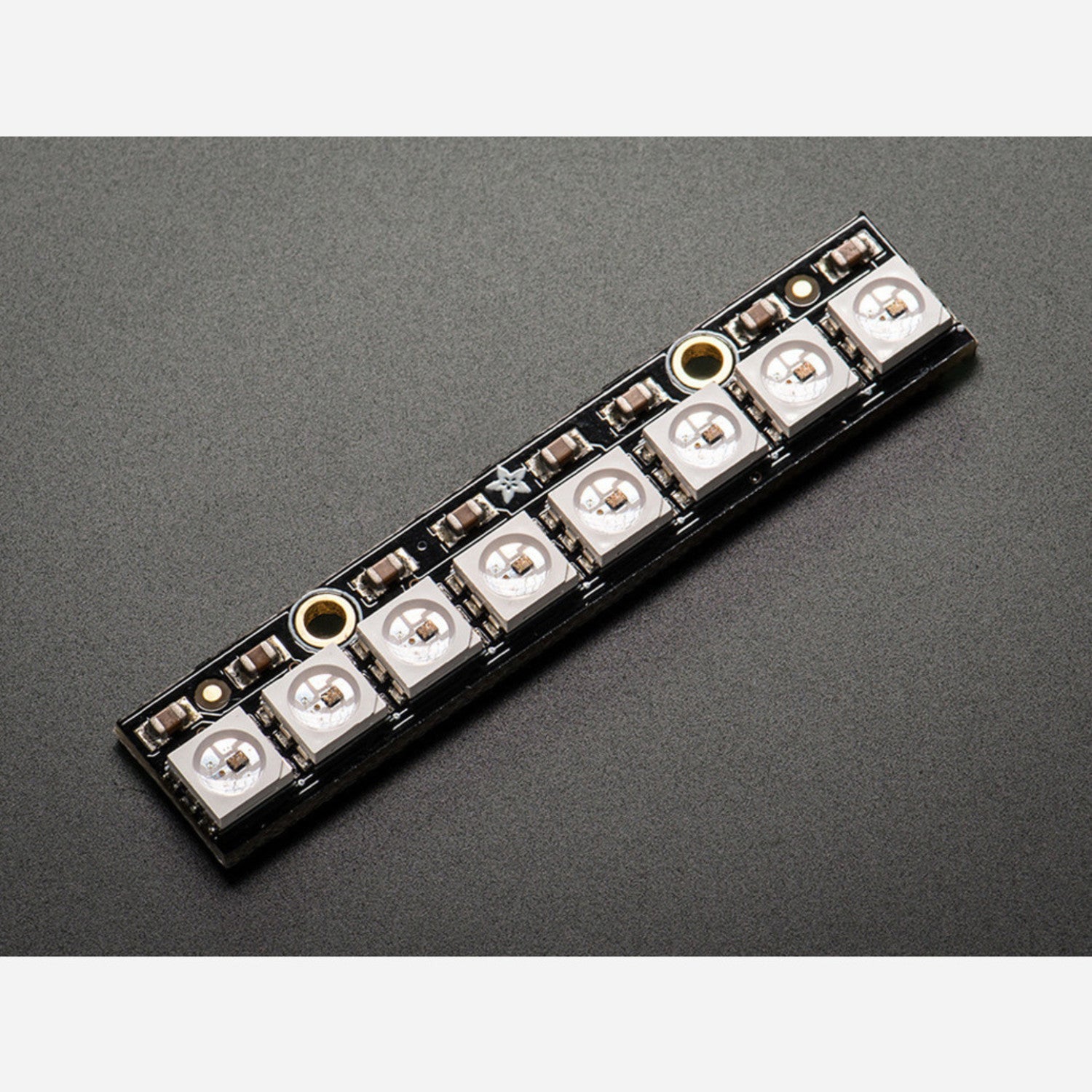 NeoPixel LED Stick - 8 x 5050 RGB LEDs with Integrated Drivers for DIY Lighting Projects