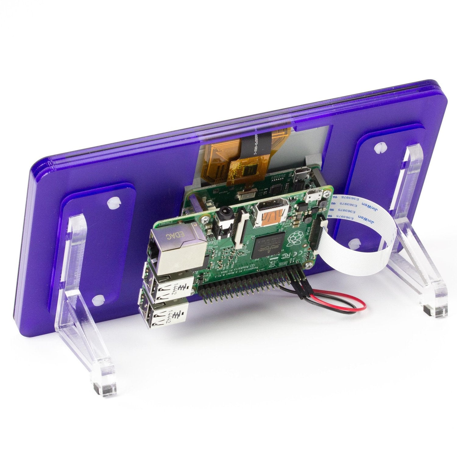 Pibow Jade Colored Touchscreen Frame for 7-Inch Raspberry Pi