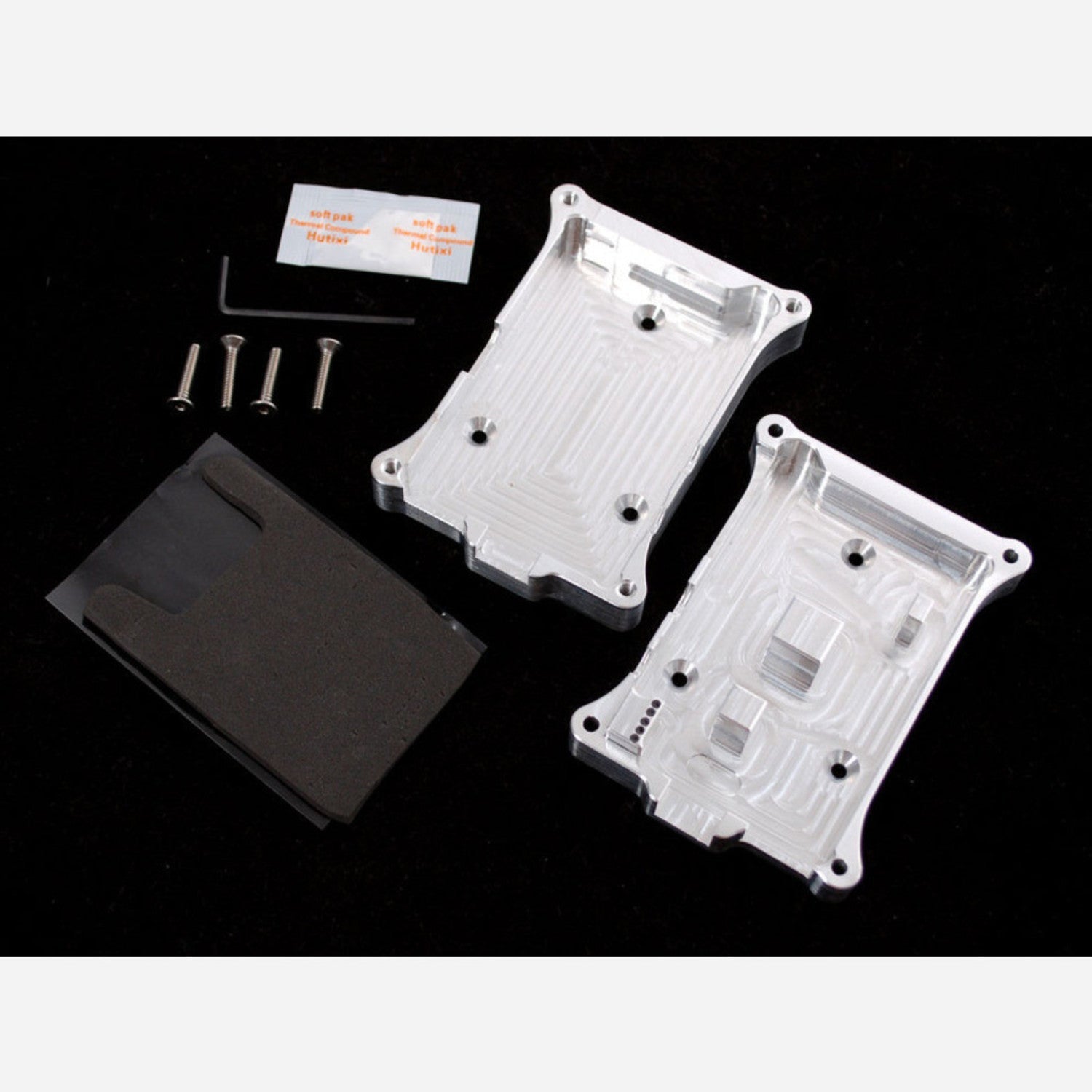 High - Quality Milled Aluminum Pi Holder Case with Logo for Raspberry Pi Model B