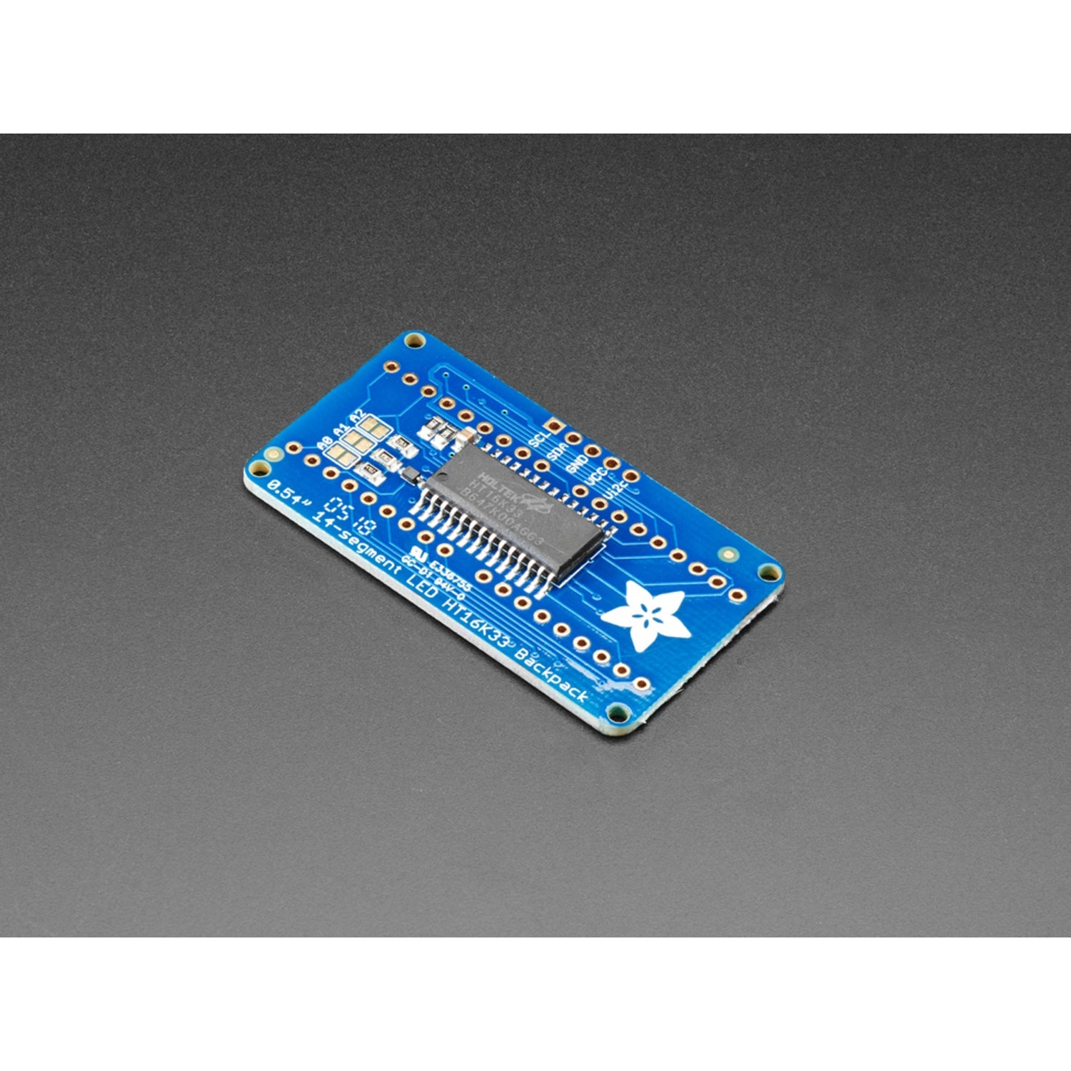 Adafruit 14-segment Alphanumeric LED Backpack without LEDs