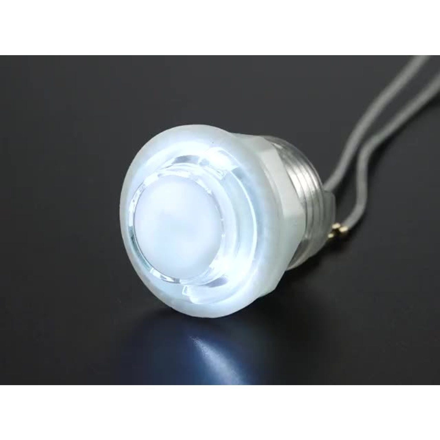 24mm Translucent Red Miniature LED Arcade Control Button