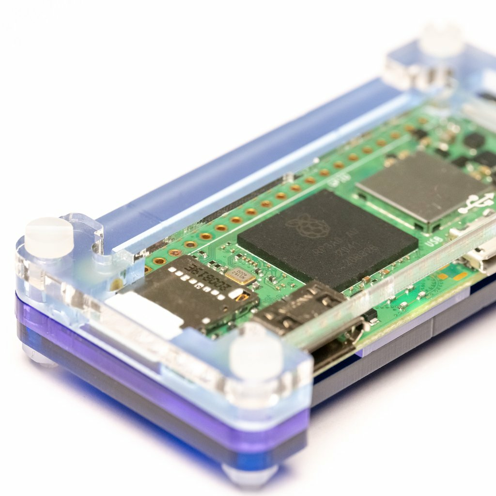 Stylish Calming Violet Waters Pibow Case for Raspberry Pi Zero 2 W