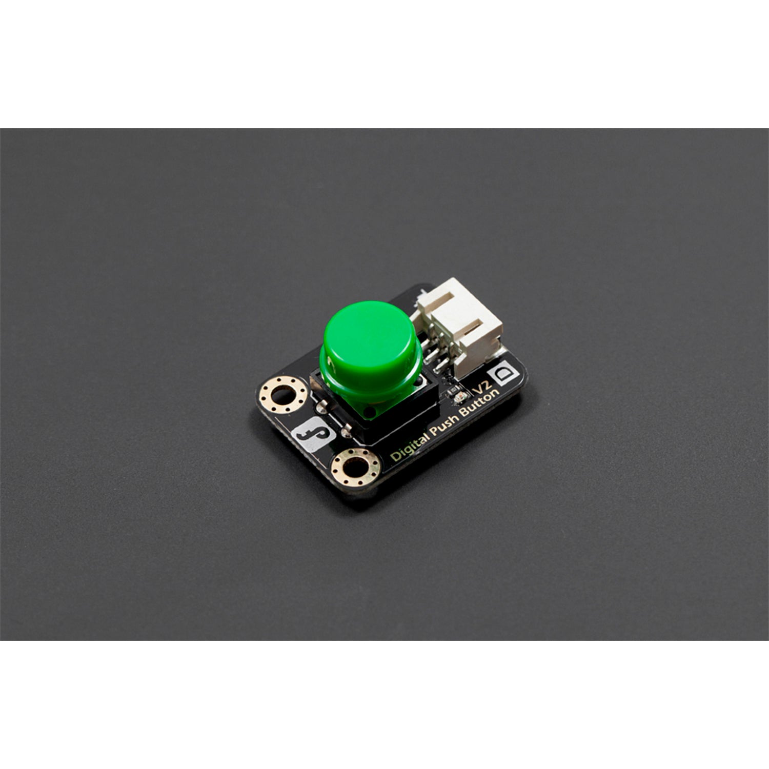 Green Digital Push Button for Enhanced Interactive Experience - Gravity Brand