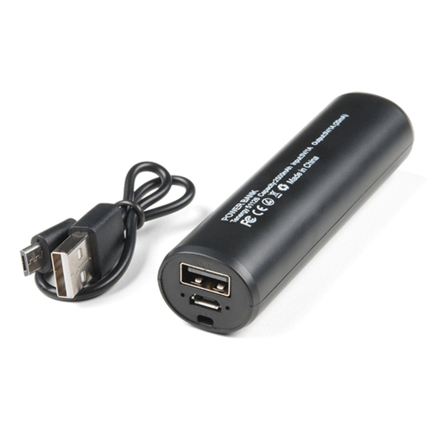 Portable Low Current USB Lithium Ion Battery Pack with 2.5Ah Capacity