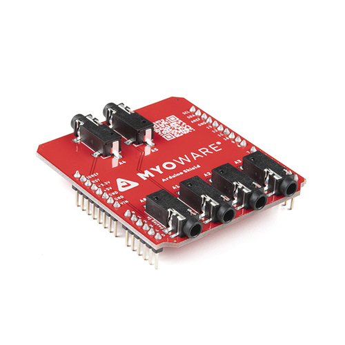 Advanced MyoWare 2.0 Shield for Arduino with Multiple Sensor Connectivity