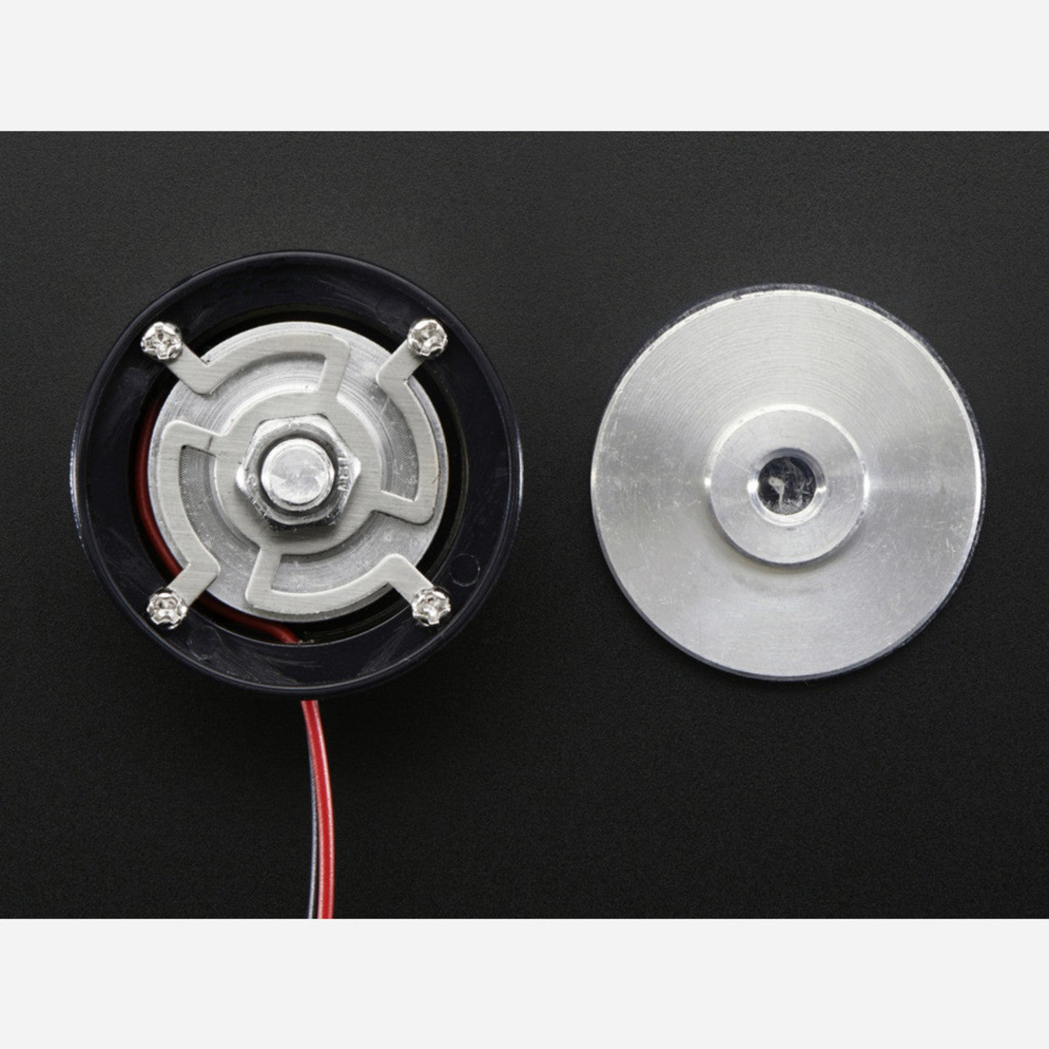 3-Watt 4-Ohm Medium-Sized Surface Transducer with Pre-Soldered Wires