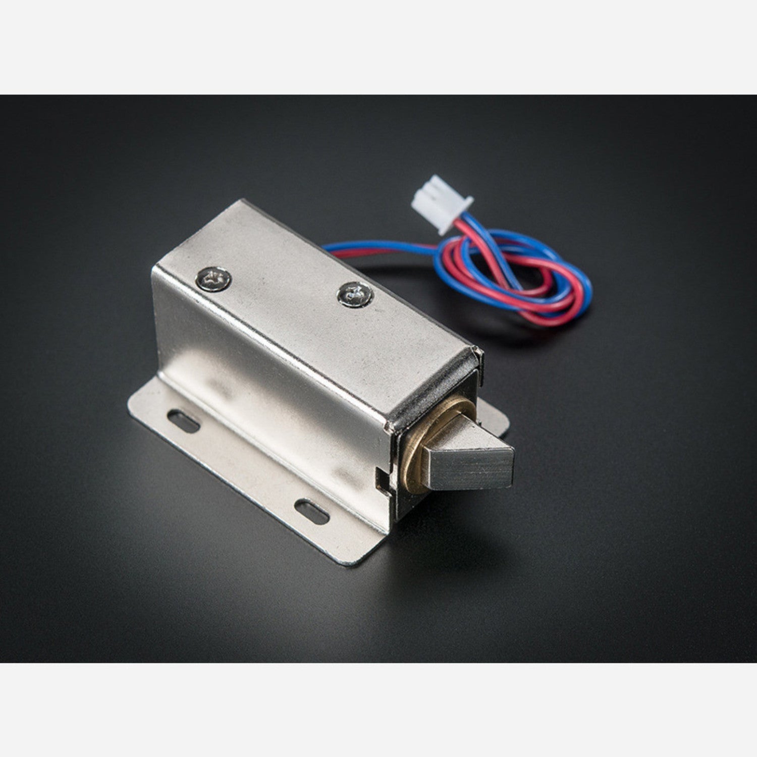Powerful 12VDC Lock-style Solenoid for Cabinets, Safes, and Doors