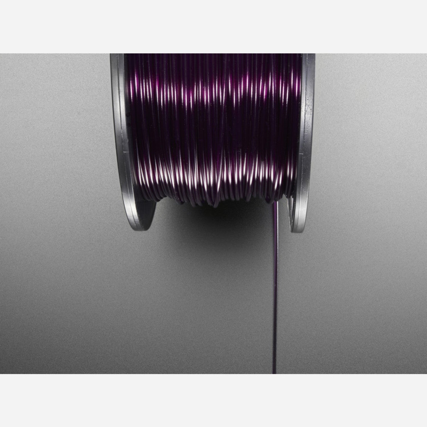 Premium 3D Printer PLA Filament - 1.75mm Diameter, Purple Translucent Color, 1KG Spool