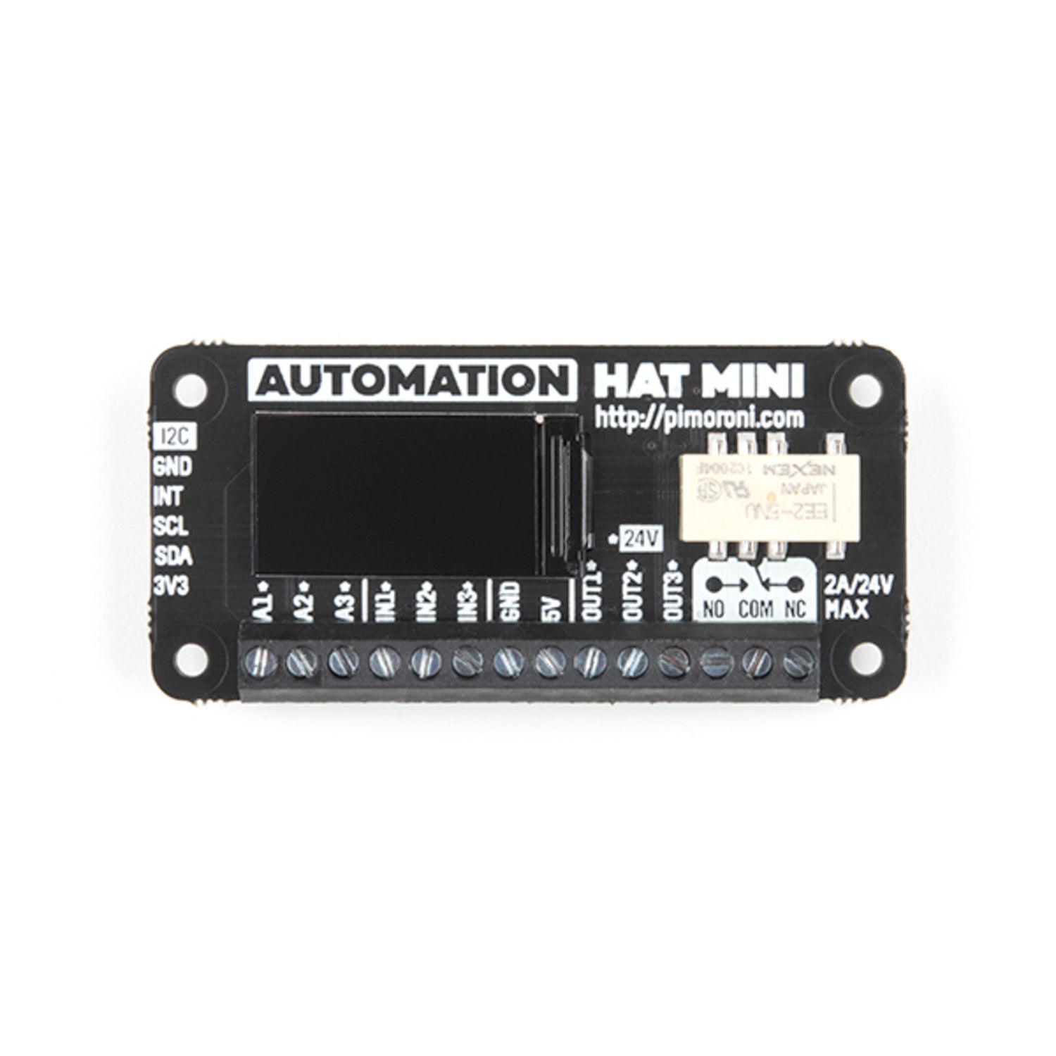 Pimoroni Mini Automation HAT for Diverse Home Automation Needs