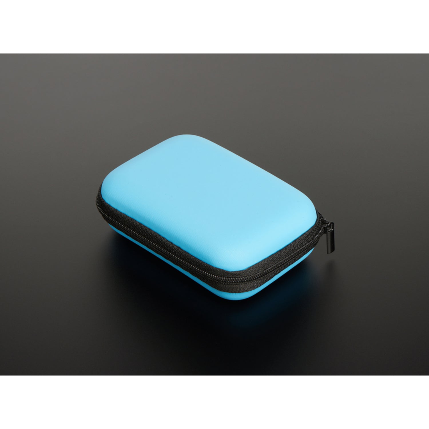 Light Blue, Maker-Friendly Zipper Case for Carrying Electronics
