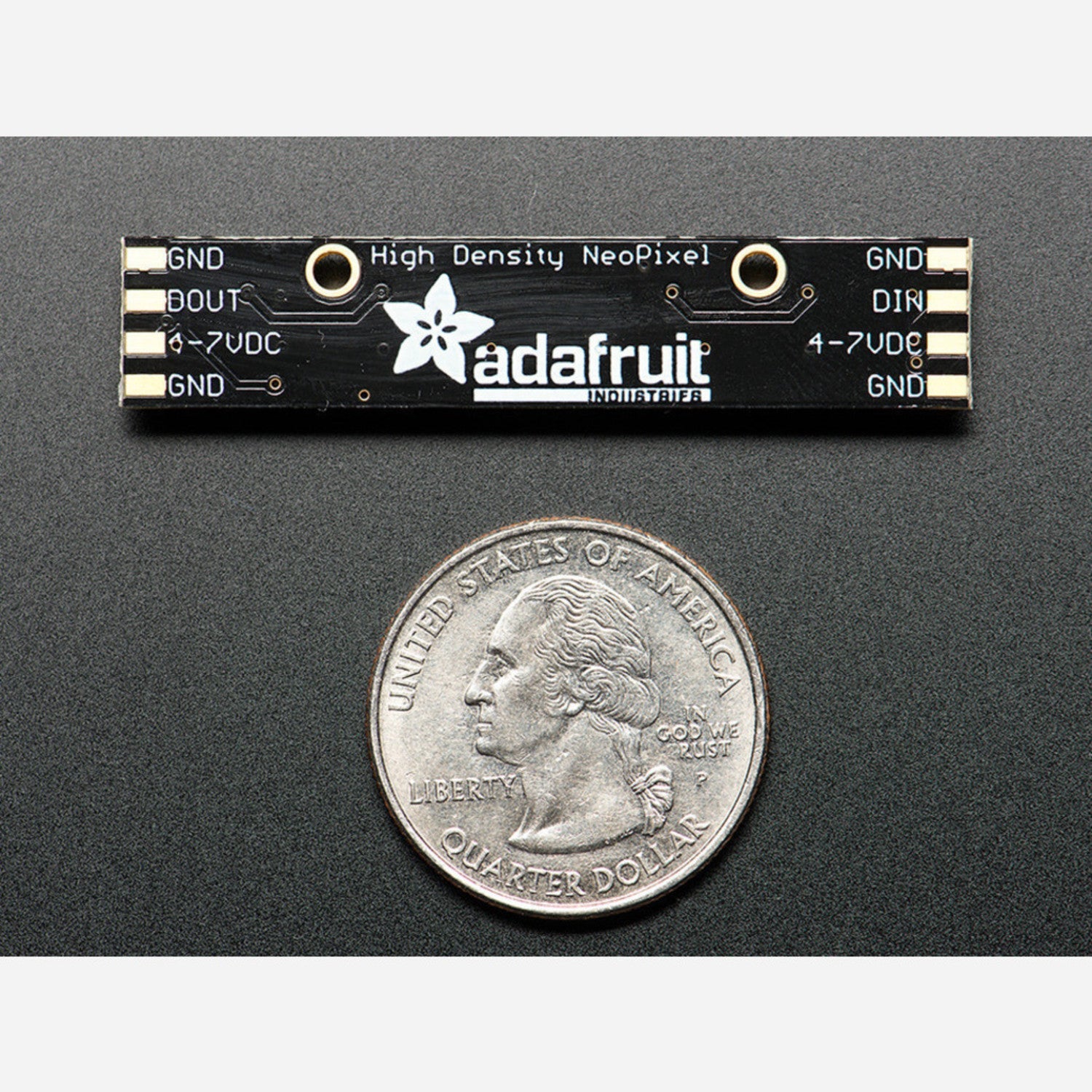NeoPixel LED Stick - 8 x 5050 RGB LEDs with Integrated Drivers for DIY Lighting Projects