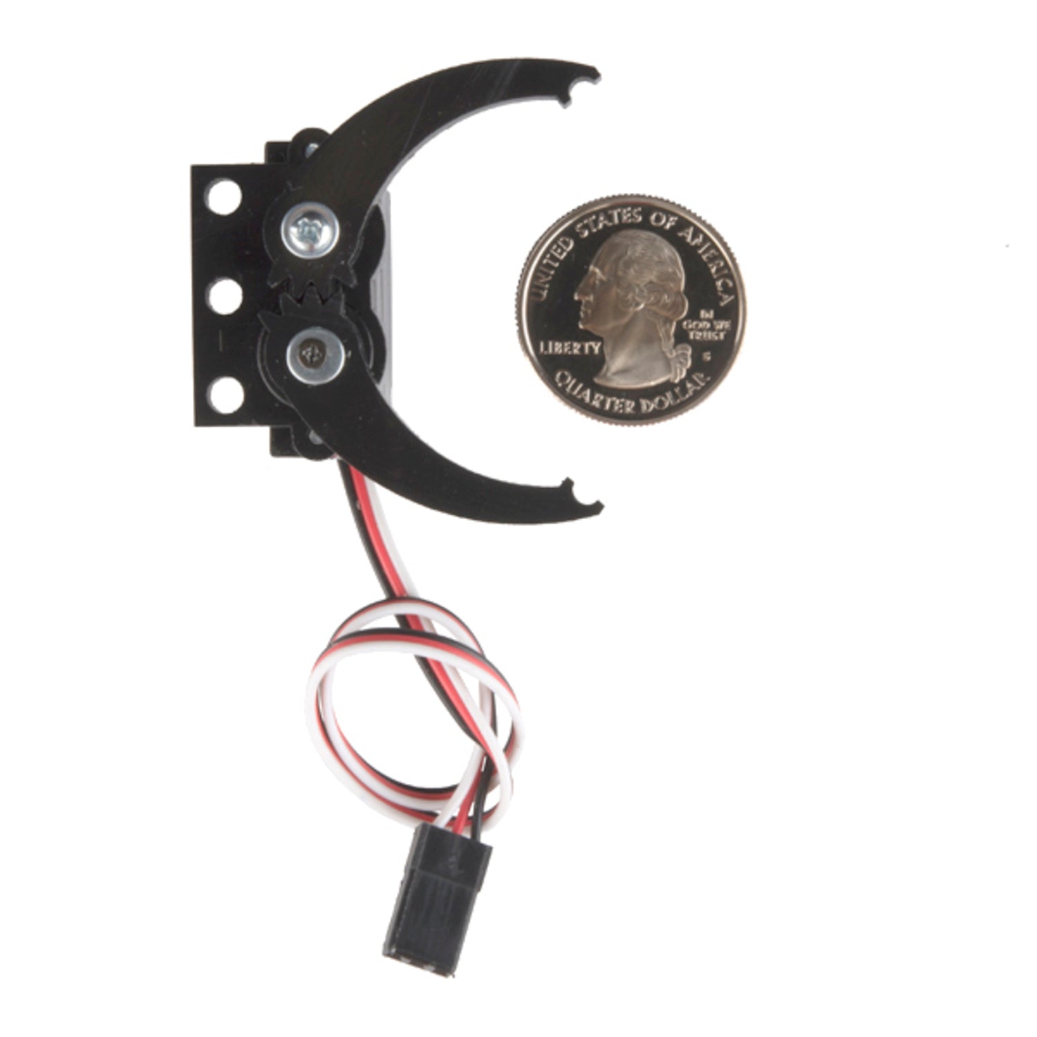 Straight - Mount Micro Gripper Kit A for Small Robotics Projects