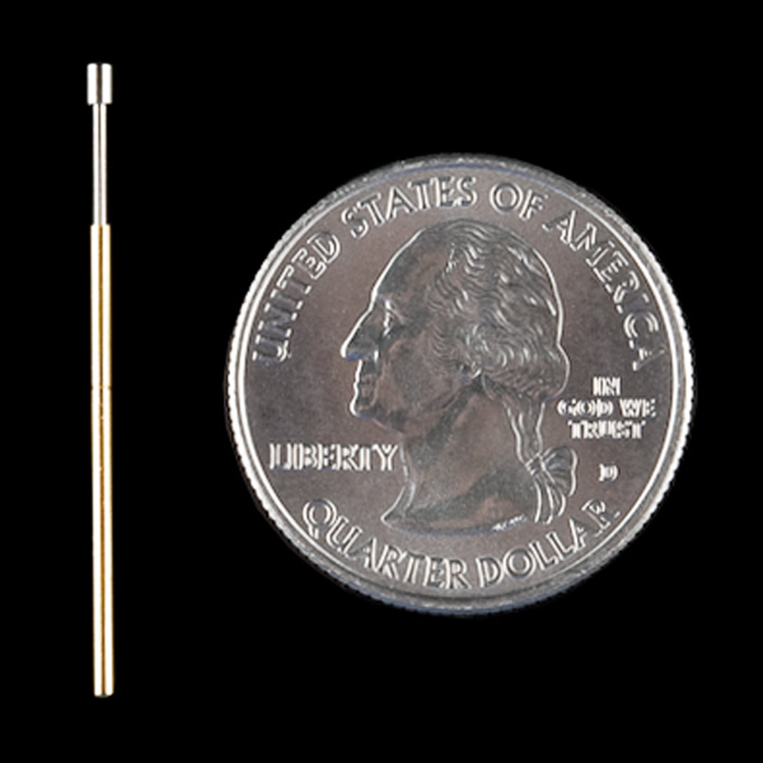 Spring-Loaded Pogo Pin with Concave Tip for Programming Applications