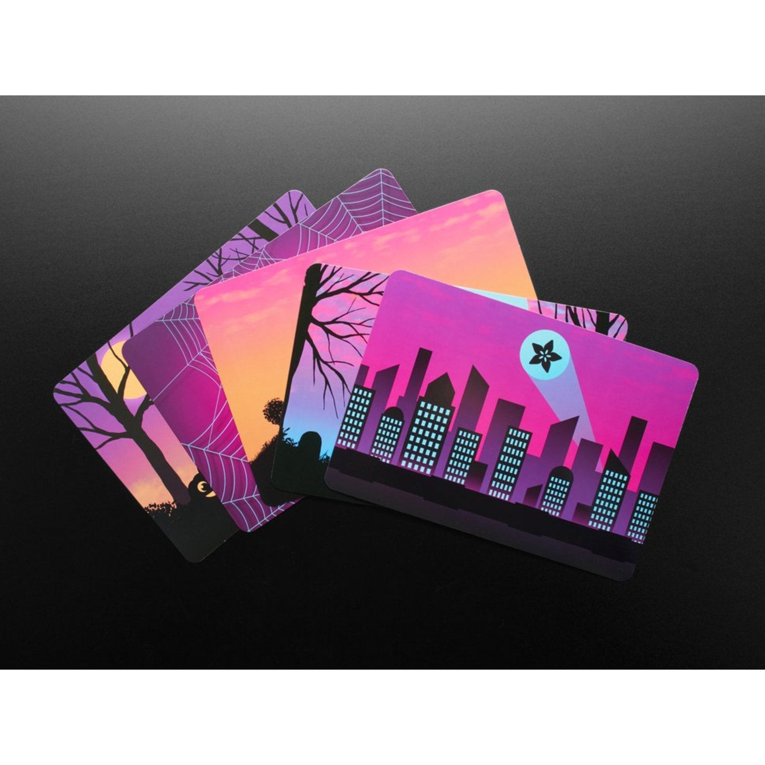 Adafruit High - quality Electronic Halloween Card Set (Pack of 5)