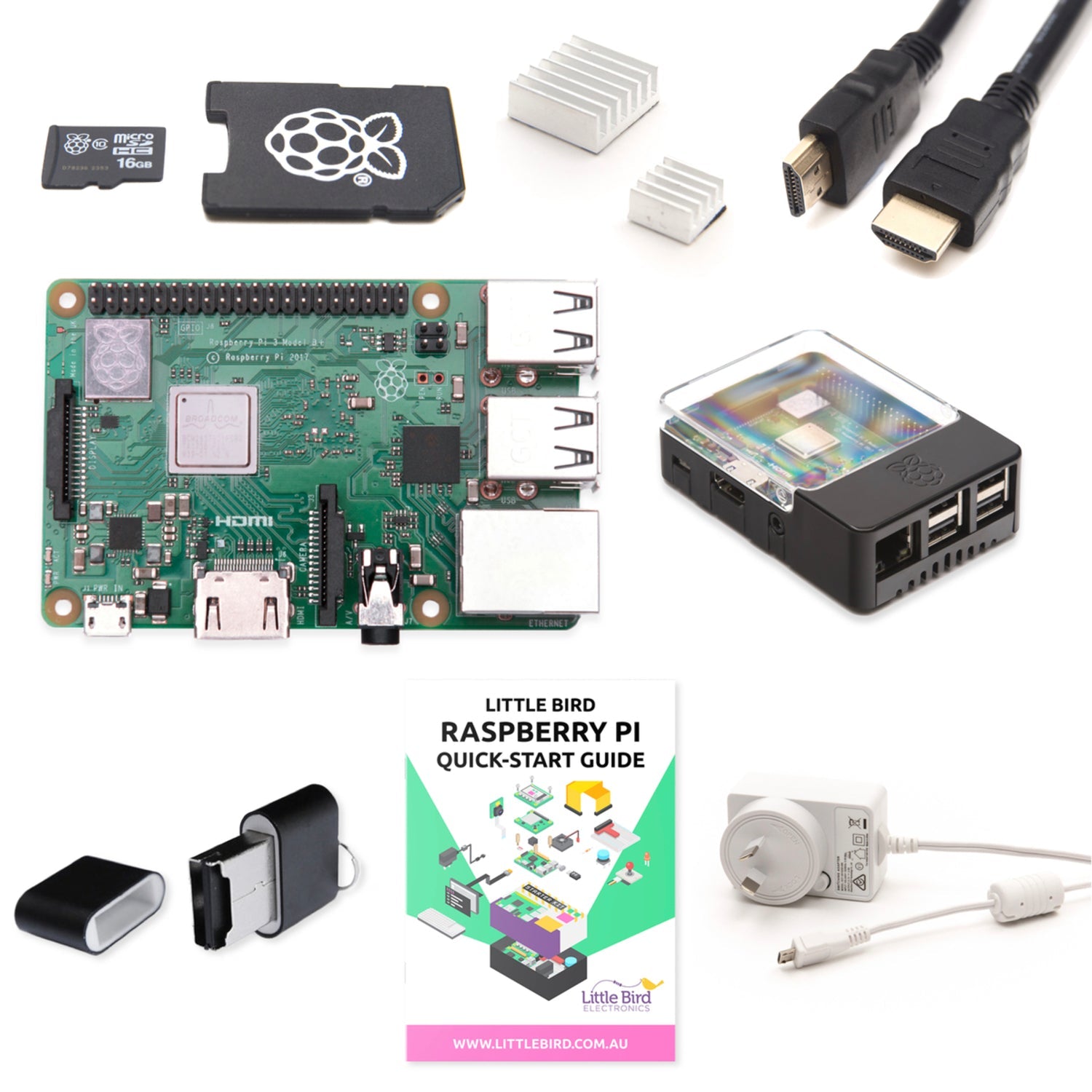 Little Bird Complete Starter Kit for High - Performance Raspberry Pi 3 Plus