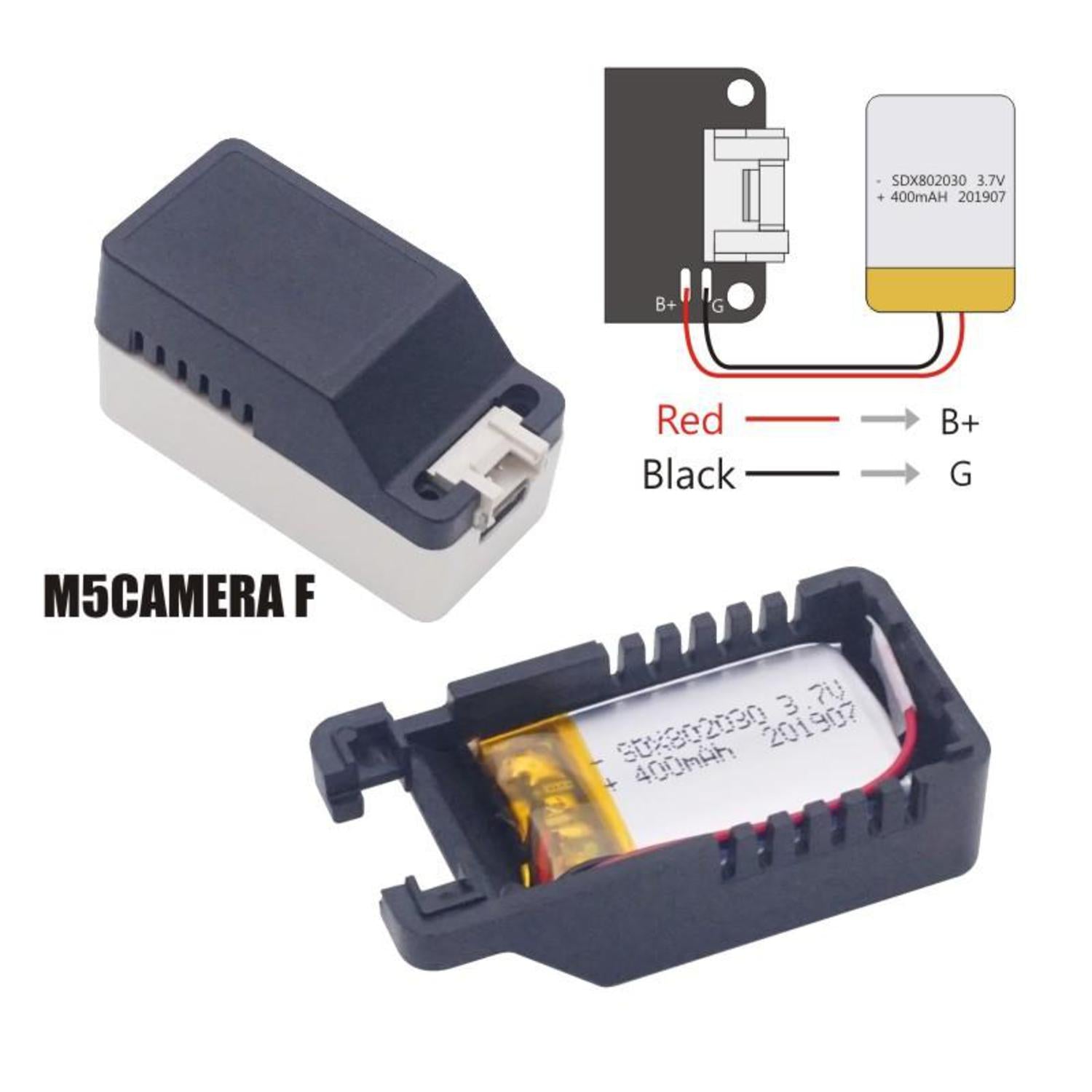400mAh Lipo Battery Base for M5Stack Cameras