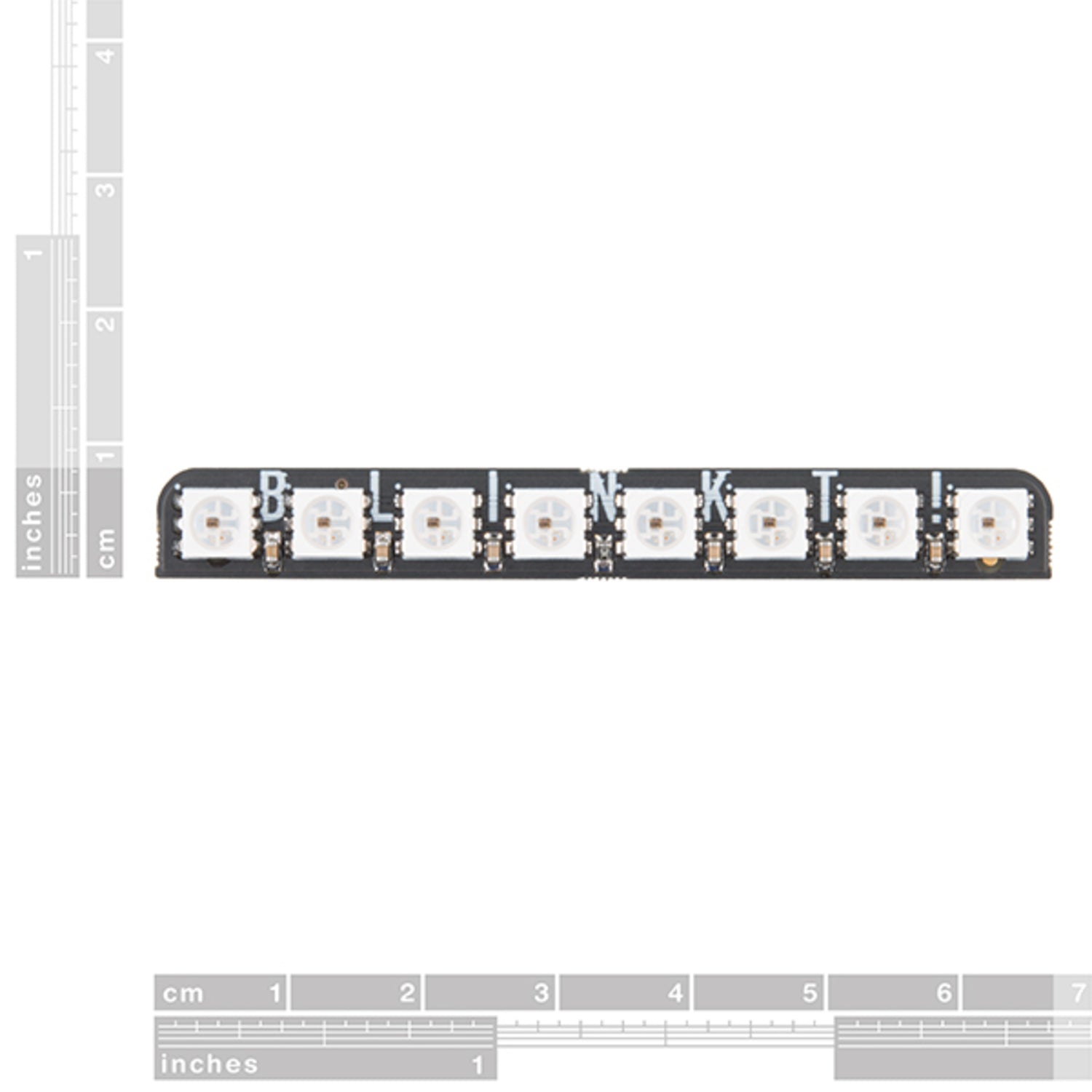 Pimoroni Blinkt! - 8 Super - bright Addressable RGB LED Shield for Raspberry Pi