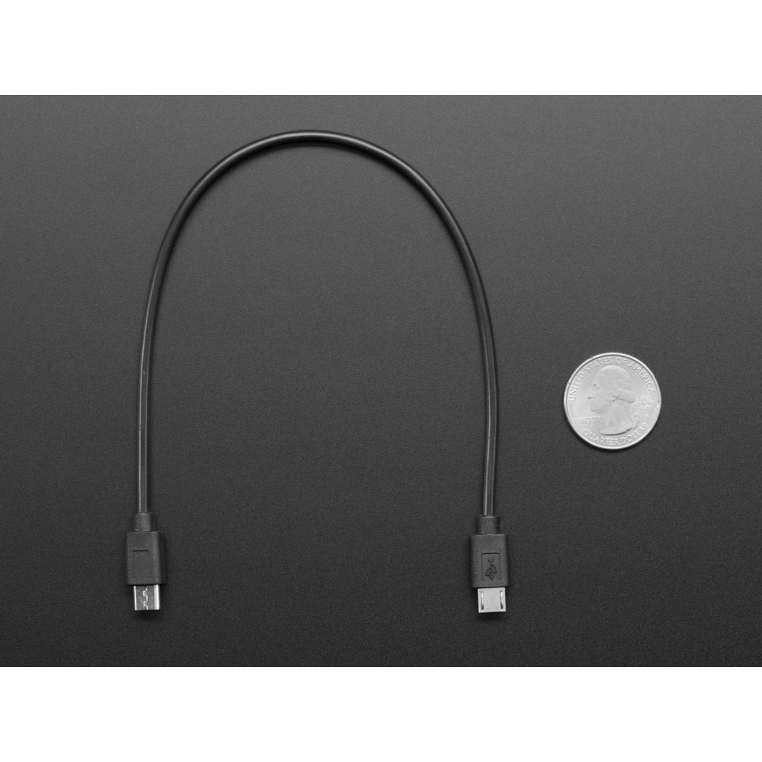10/25mm Compact Micro USB to Micro USB OTG Connecting Cable
