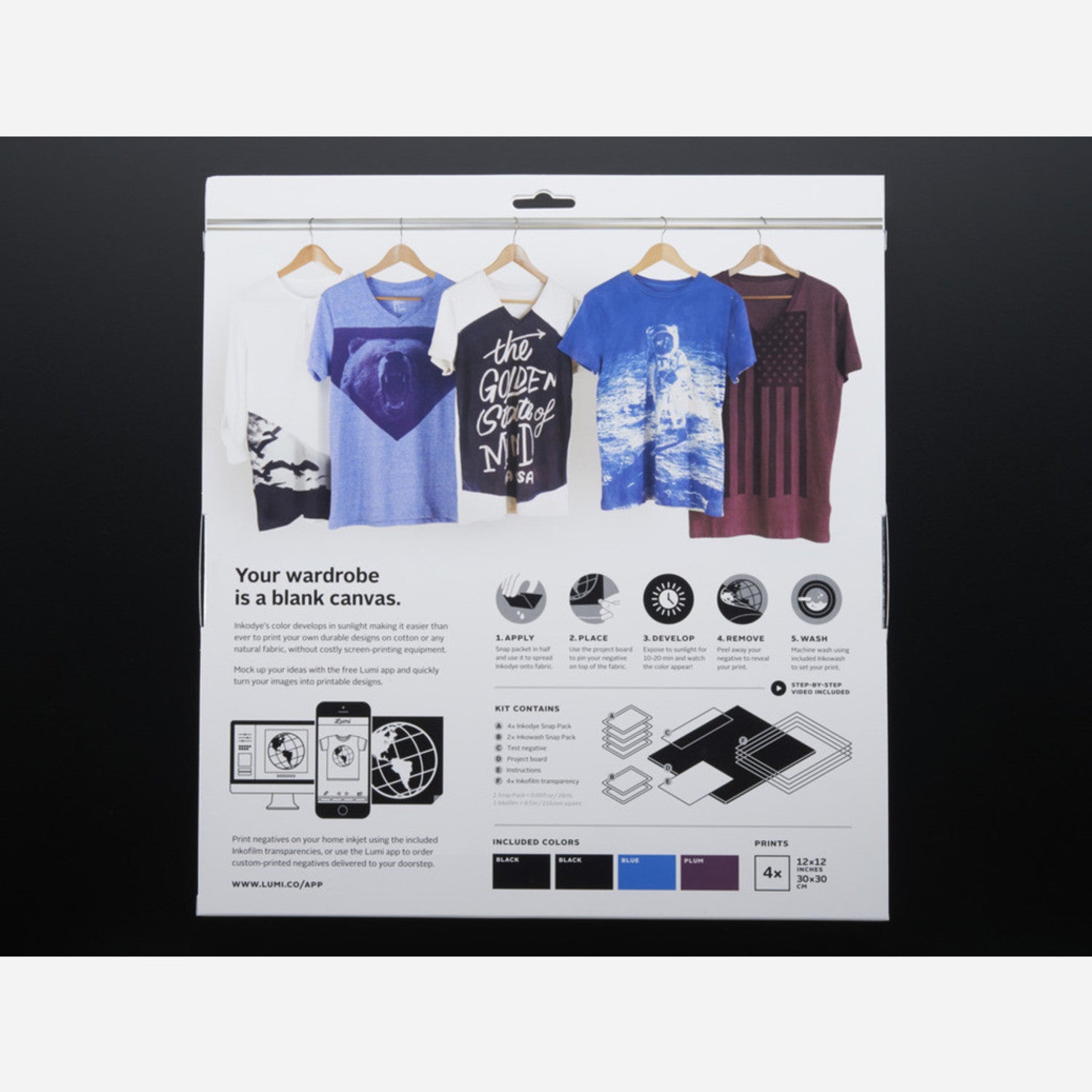 Lumi Sunlight-Powered Fabric Photo Printing Kit for Creative Textile Design