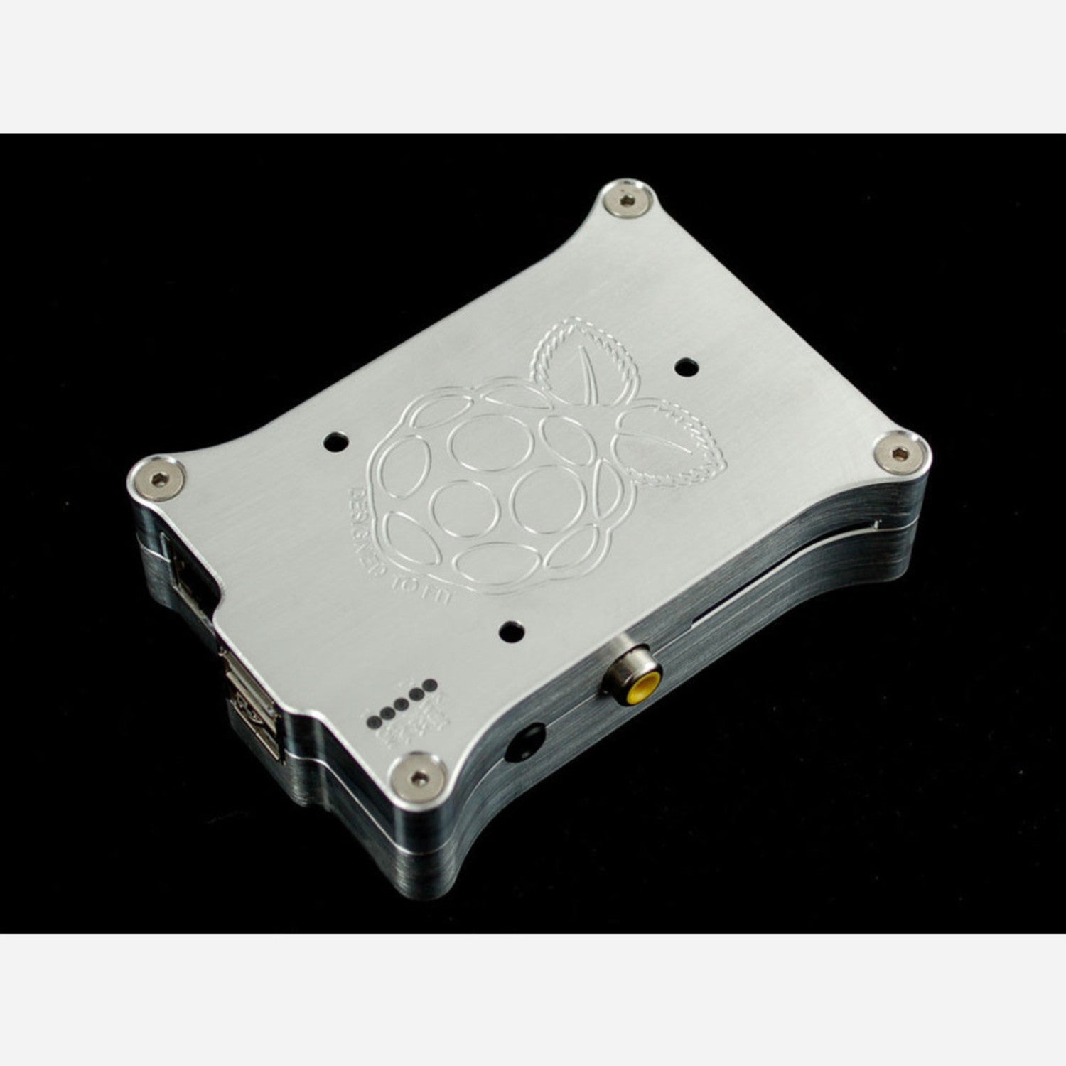 High - Quality Milled Aluminum Pi Holder Case with Logo for Raspberry Pi Model B