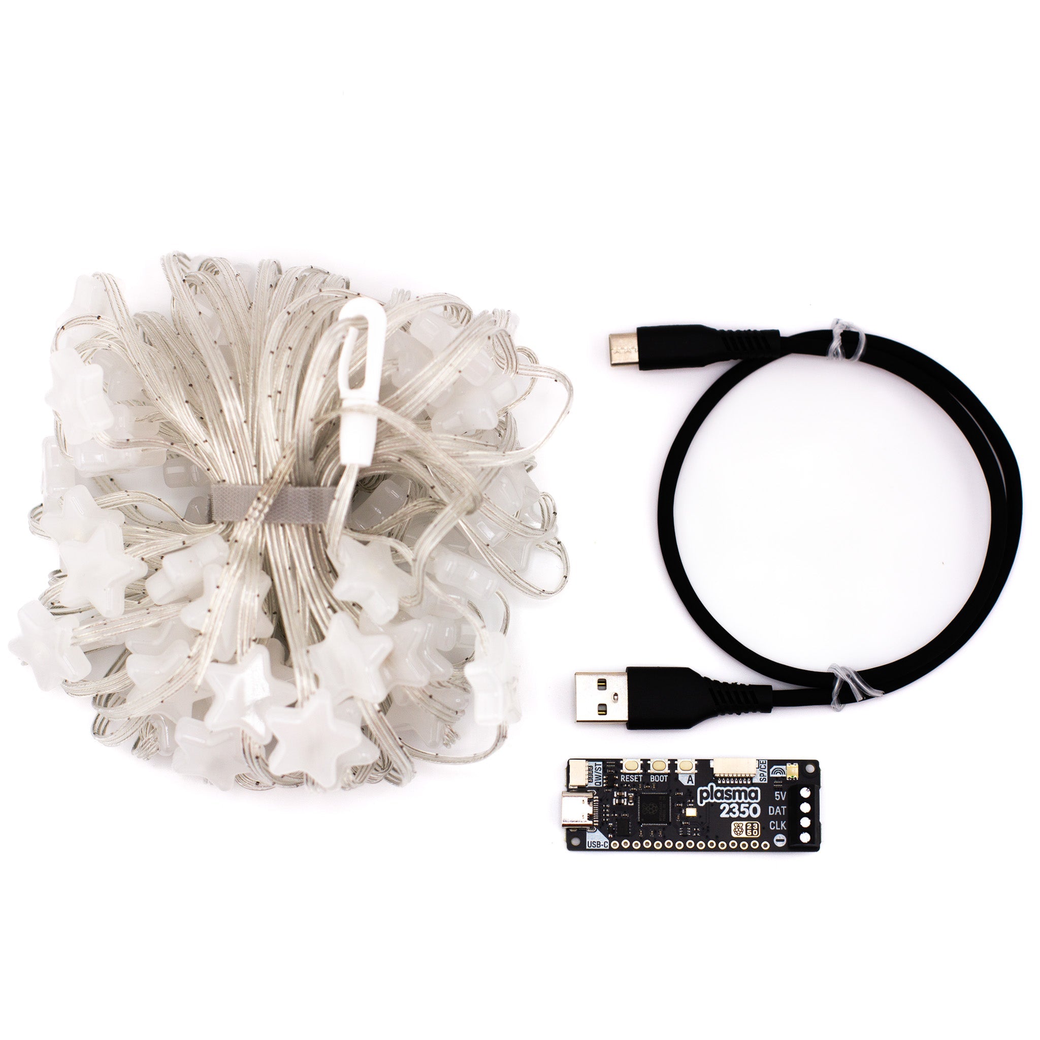 Powerful USB - C Powered Plasma 2350 Controller for Addressable LED Strips