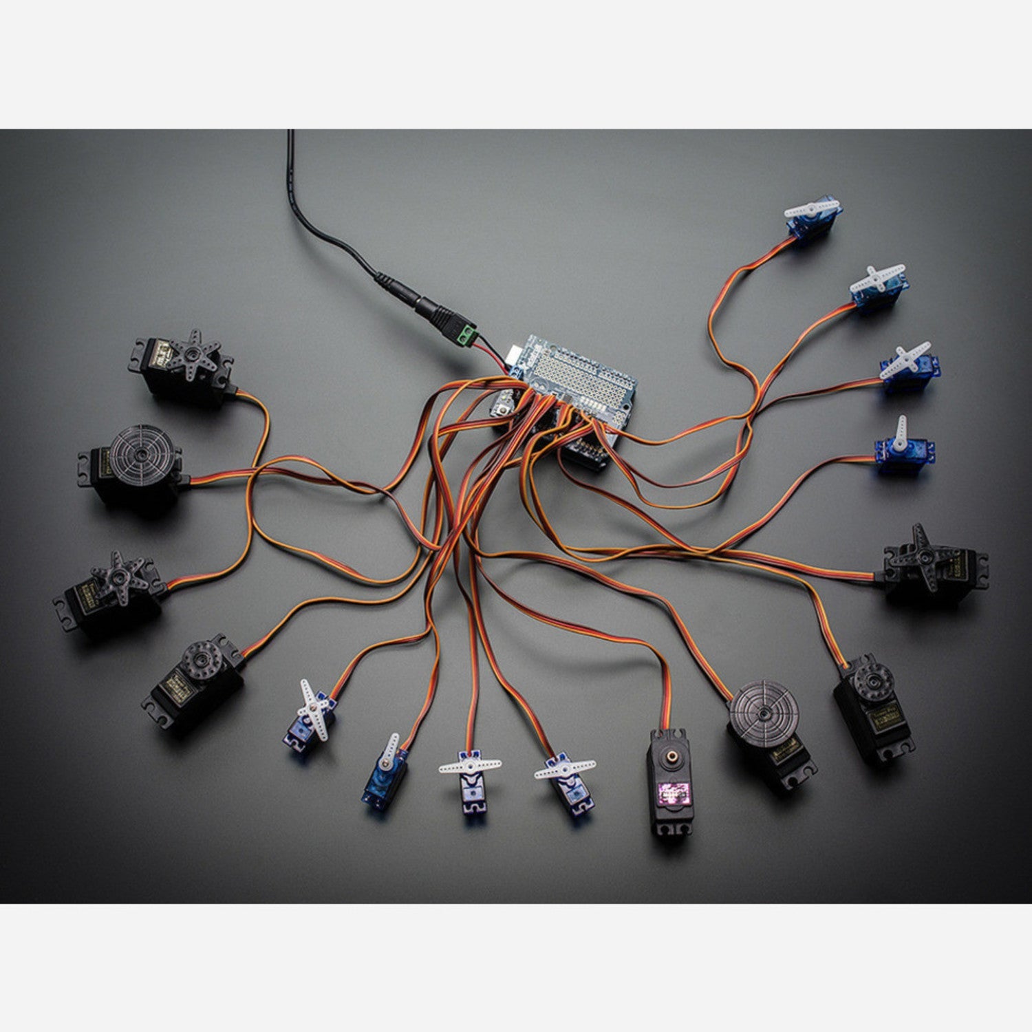 Adafruit 16-Channel 12-bit I2C PWM/Servo Shield for Arduino