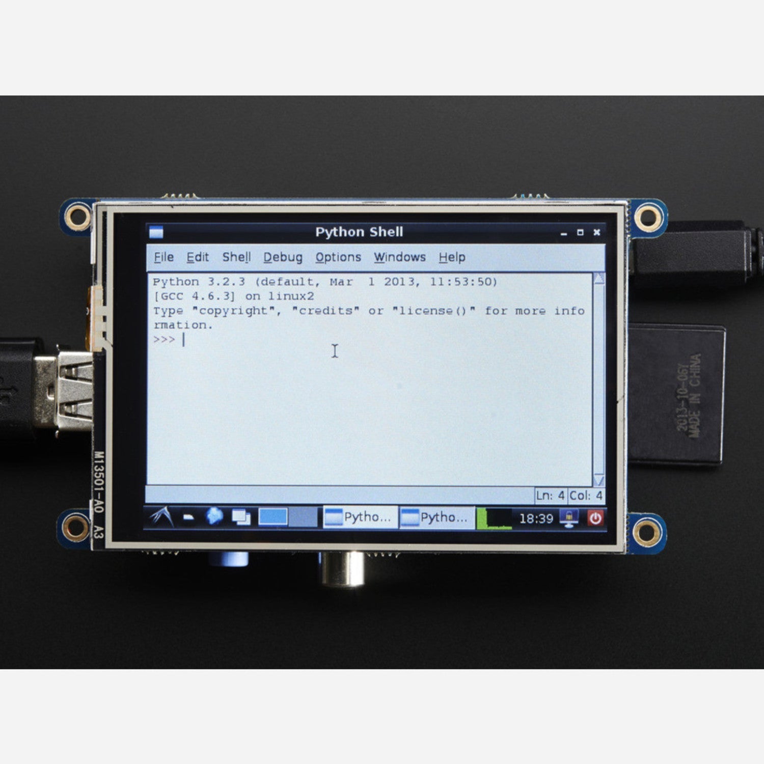 Assembled 3.5-inch 480x320 TFT Touchscreen Display for Raspberry Pi