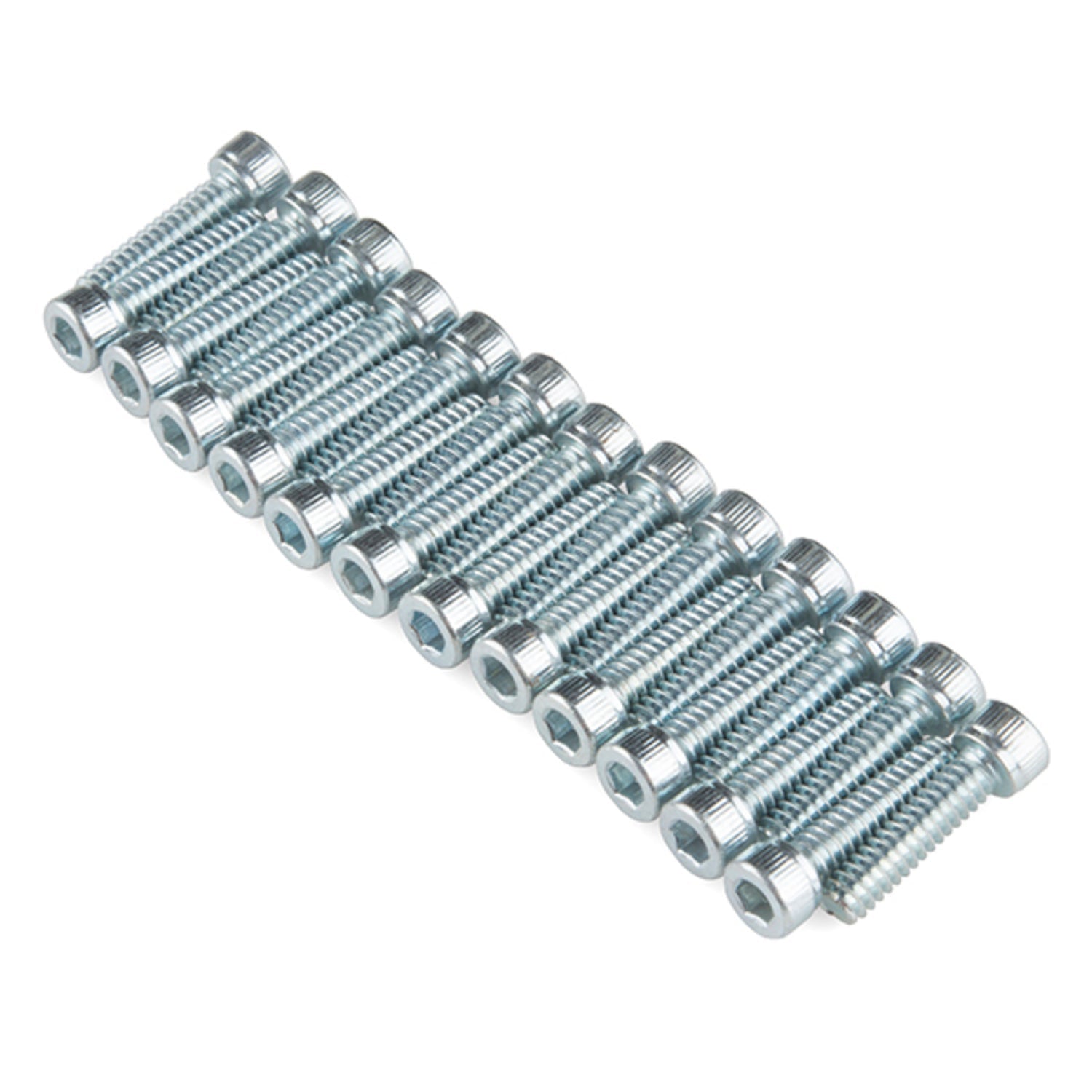 25-Pack Zinc-Plated 6-32 Socket Head Machine Screws, 9/16-Inch Long