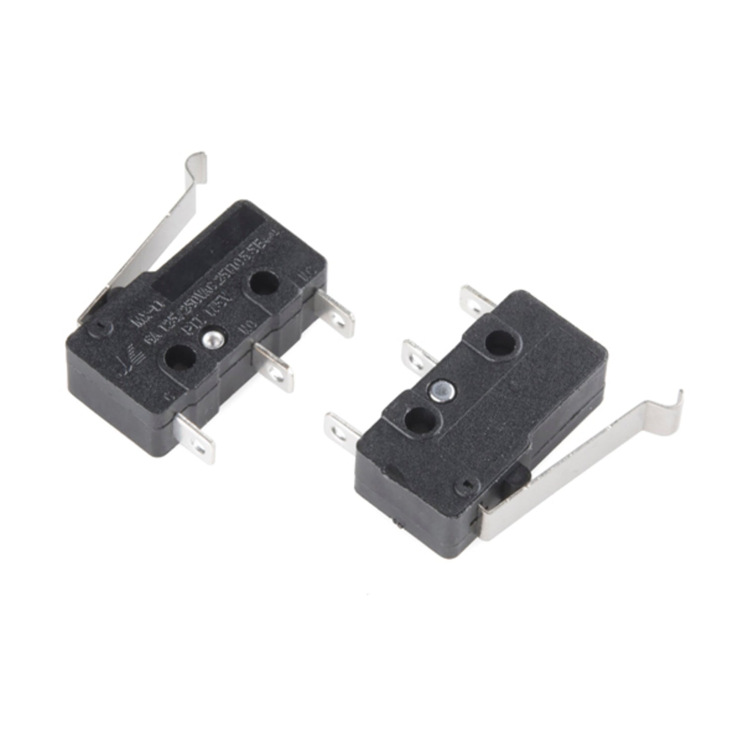 2-Pack Mini SPDT Microswitch with 20mm Offset Lever Actuator