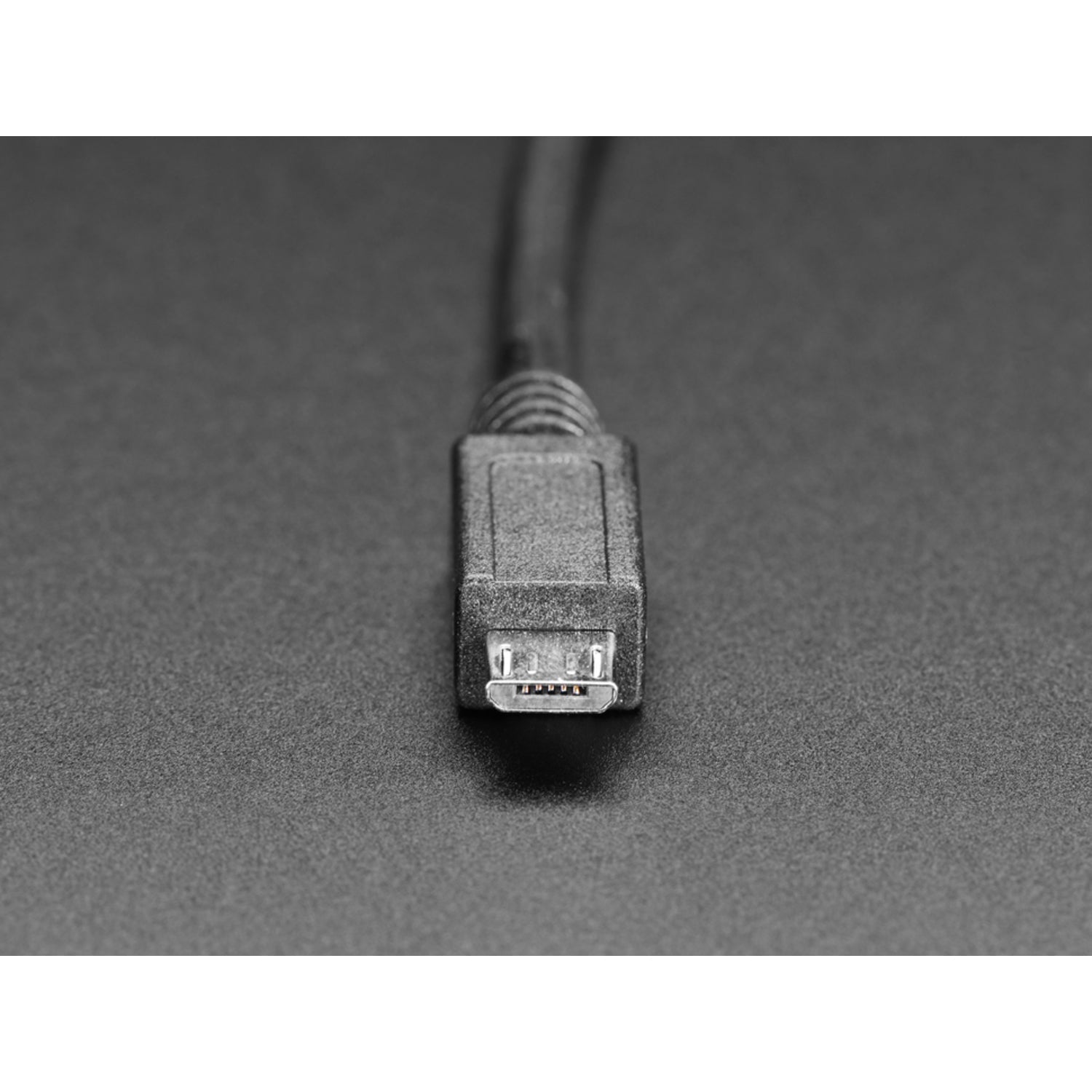 30cm USB Micro B Round Panel Mount Extension Cable for Easy Panel Installation