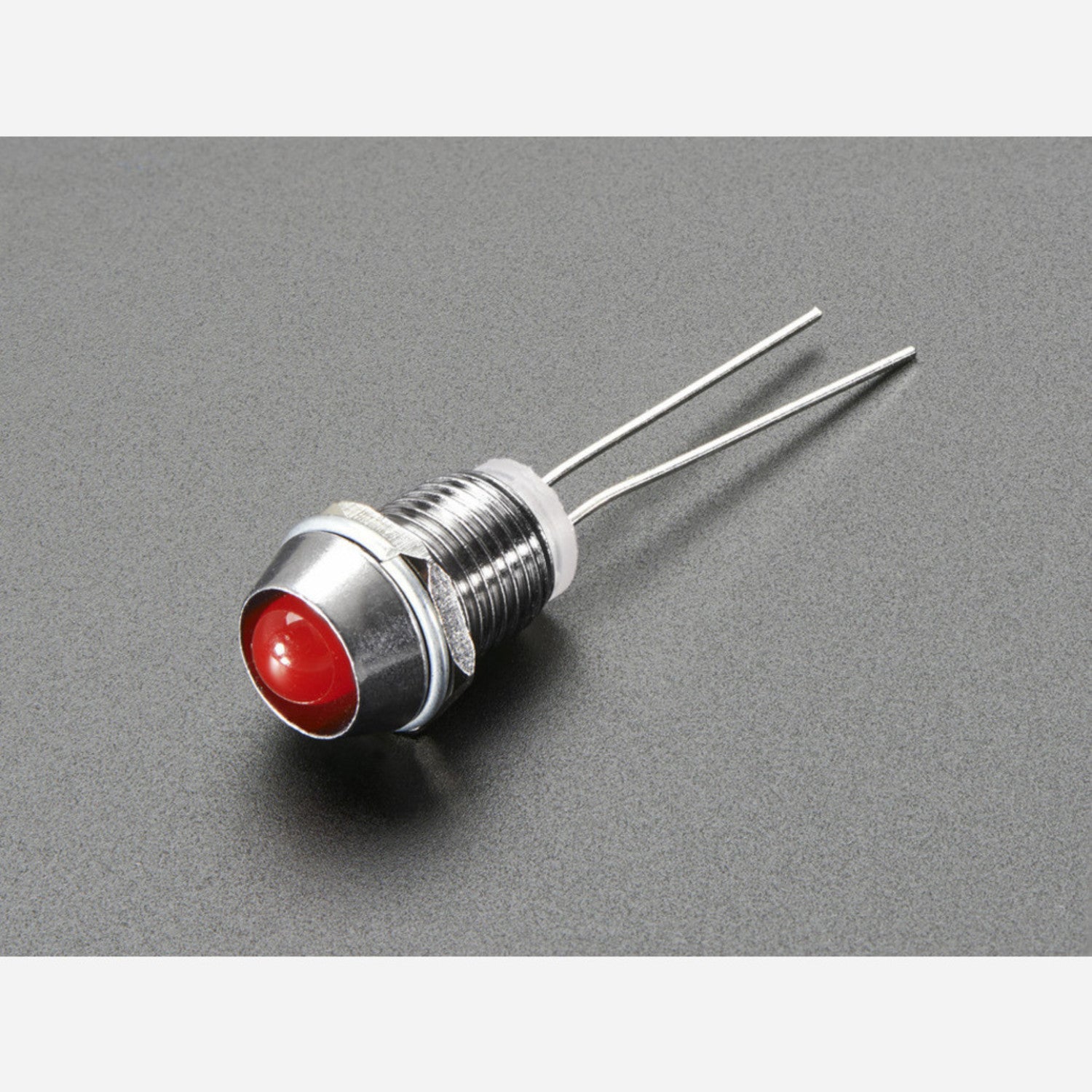 Pack of 5 - 5mm Chromed Metal Narrow Bevel LED Holders for LED Installation